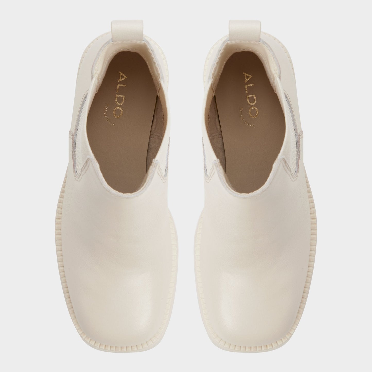 Aldo Anneliese in Other White - Chelsea boot, Lug sole Women