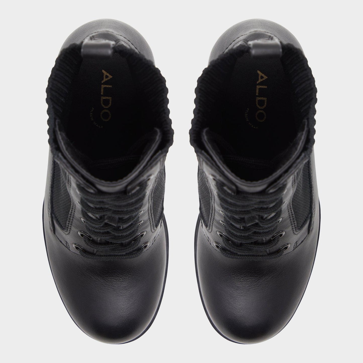 Aldo Rebellious Black Women's Combat boots - Combat ankle boot, Lug sole Women