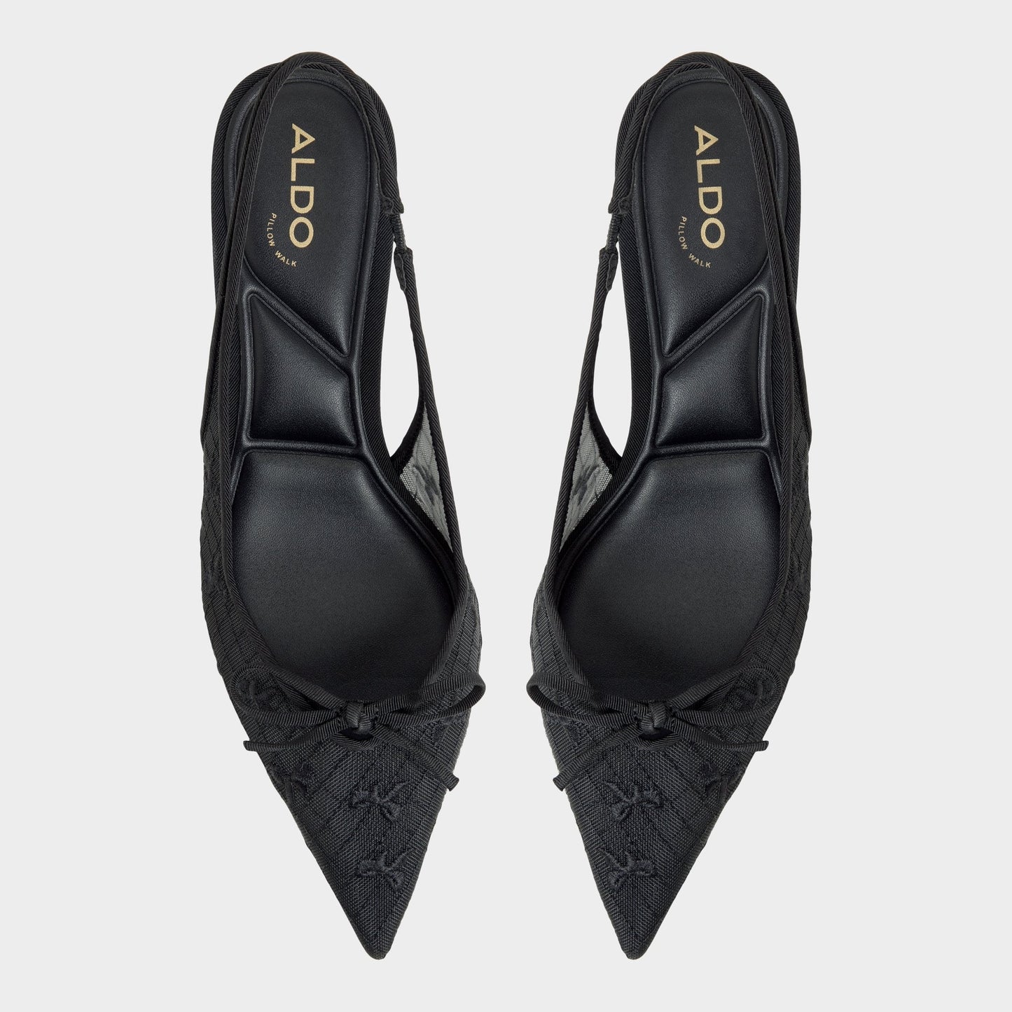 Aldo Azaro in Other Black 14151901 - Slingback heel, Kitten heel Women