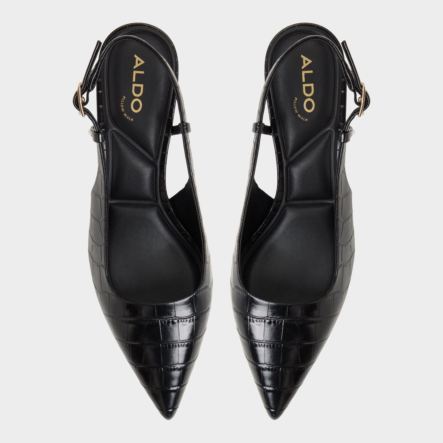 Aldo Adan in Black - Slingback heel, Kitten heel Women