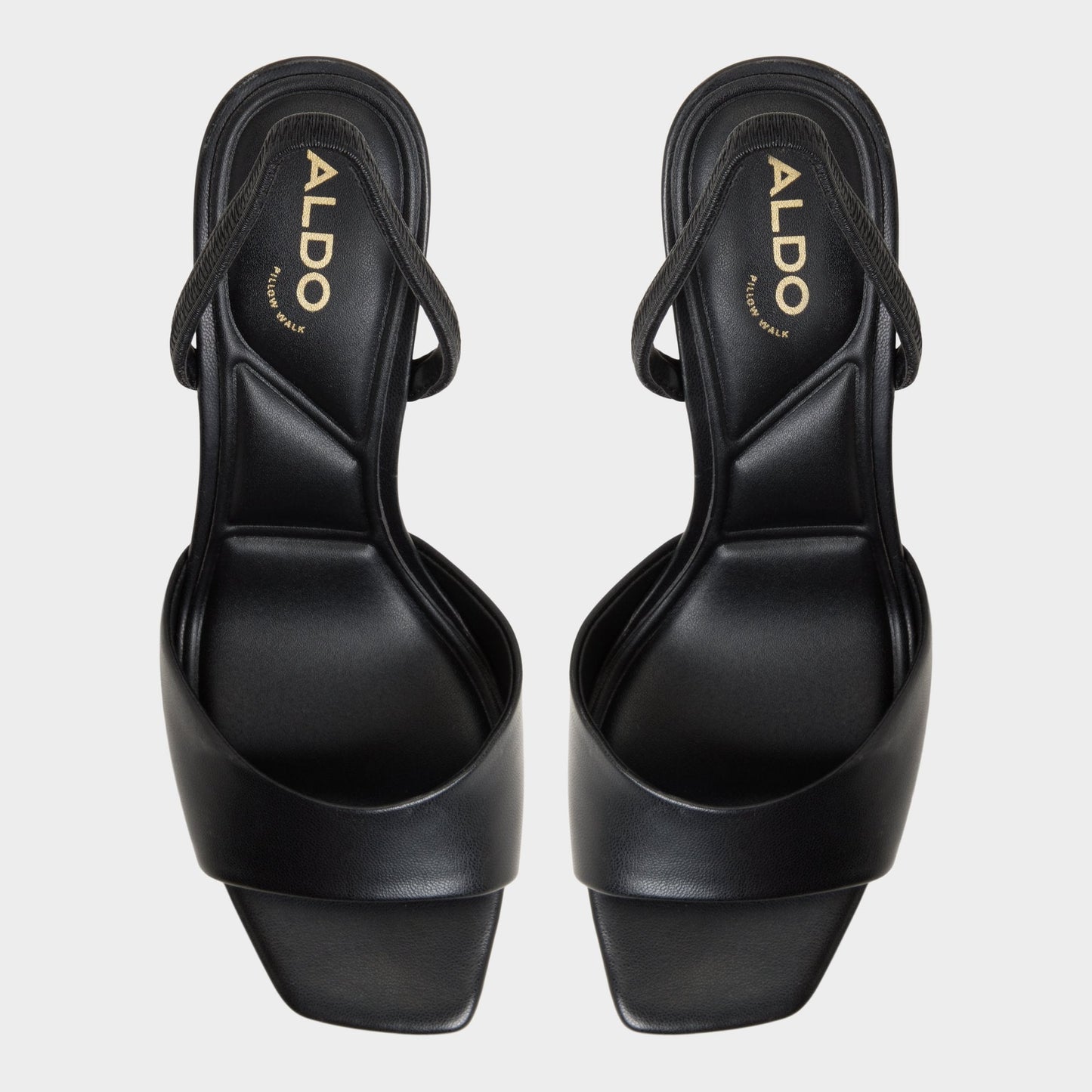 Aldo Andya Black Women's Strappy sandals - Slingback heeled sandal, Stiletto heel Women
