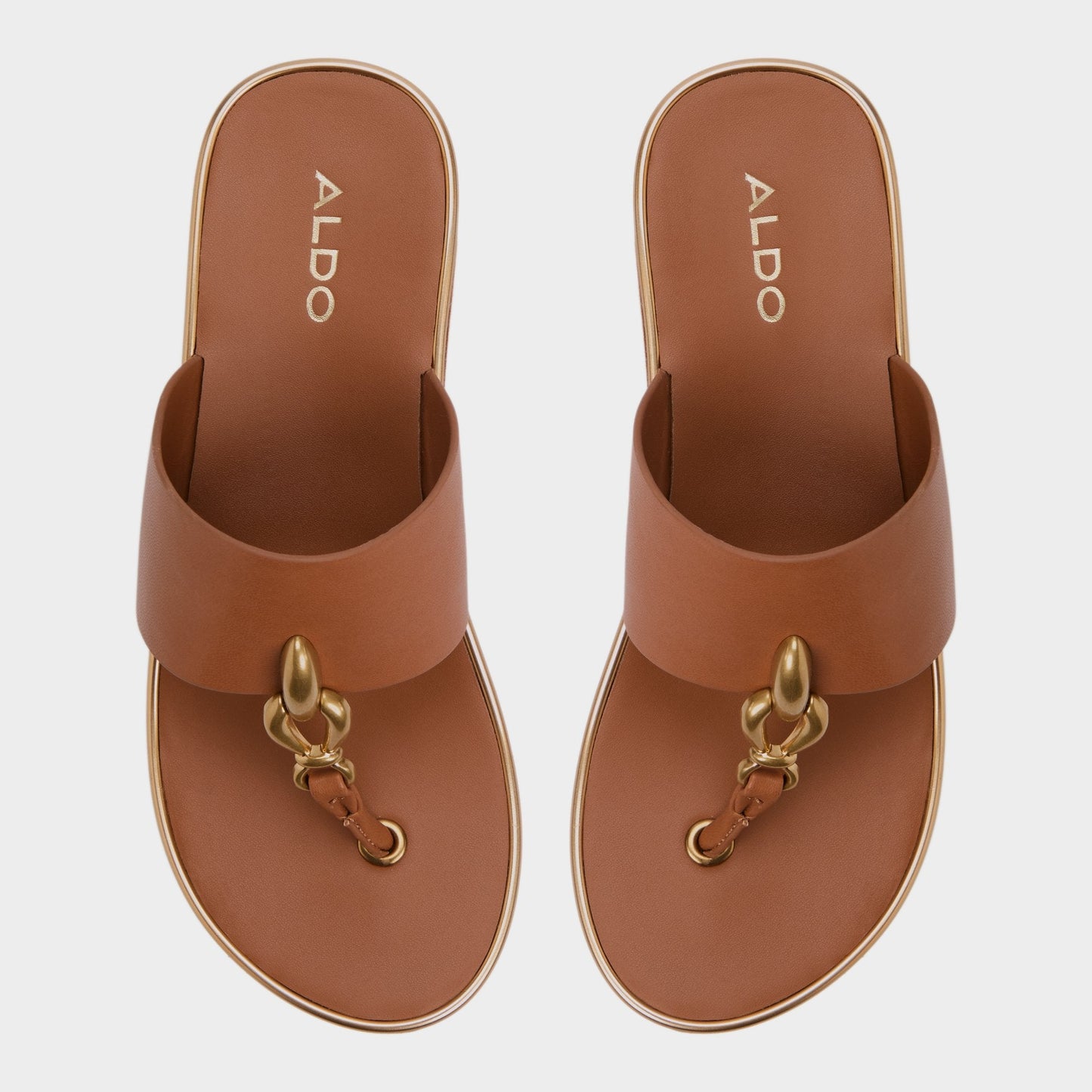 Aldo Penelopy Medium Brown Women's Platform sandals - Wedge sandal, Wedge heel Women