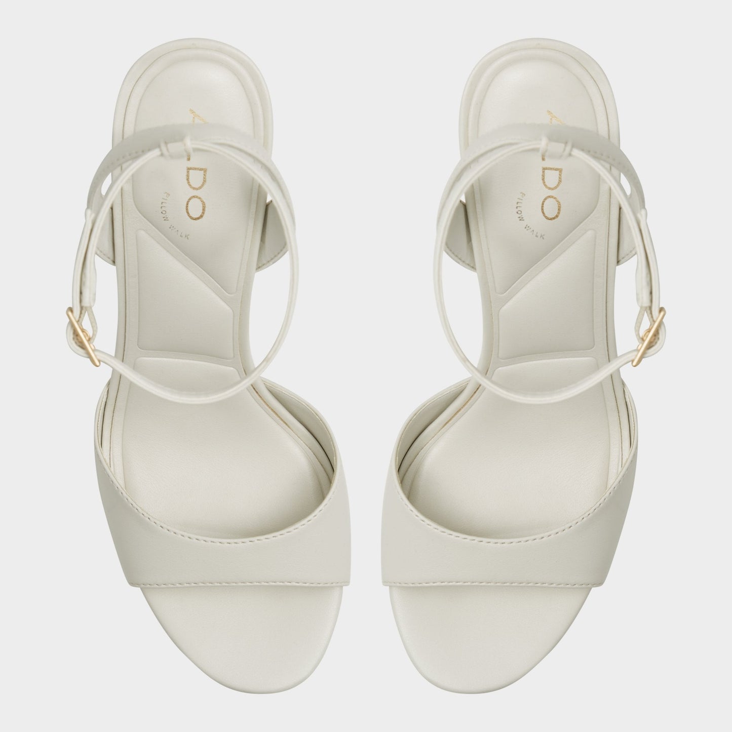 Aldo Valoria White Women's Platform sandals - Strappy heeled sandal Women