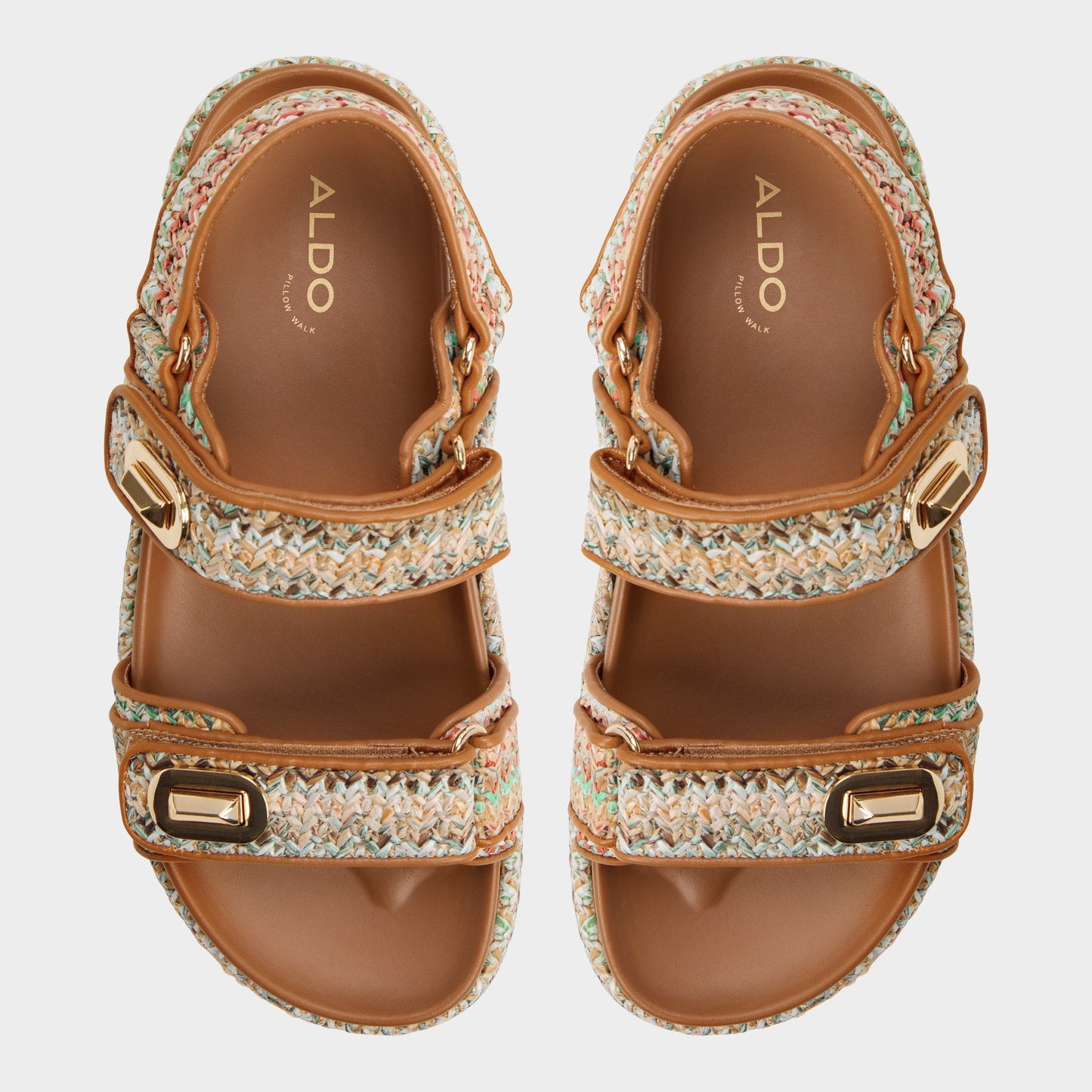 Aldo Sunhaven Bright Multi Women's Platform sandals - Footbed sandal Women