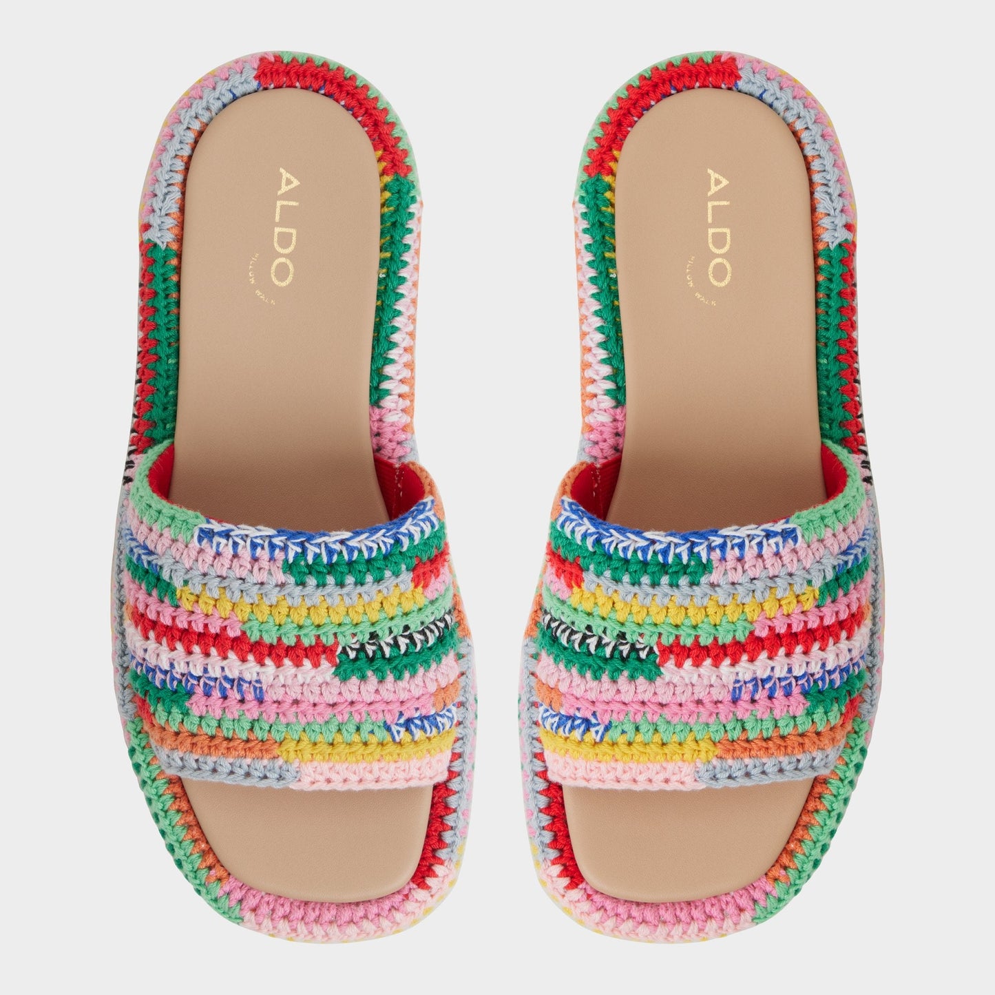 Aldo Bohemina Bright Multi Women's Platform sandals - Flatform sandal Women