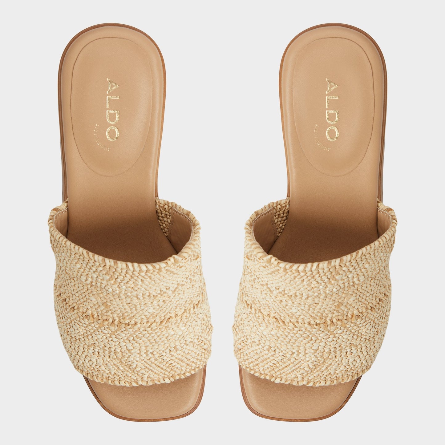 Aldo Maysee Natural Women's Platform sandals - Heeled mule, Platform Women