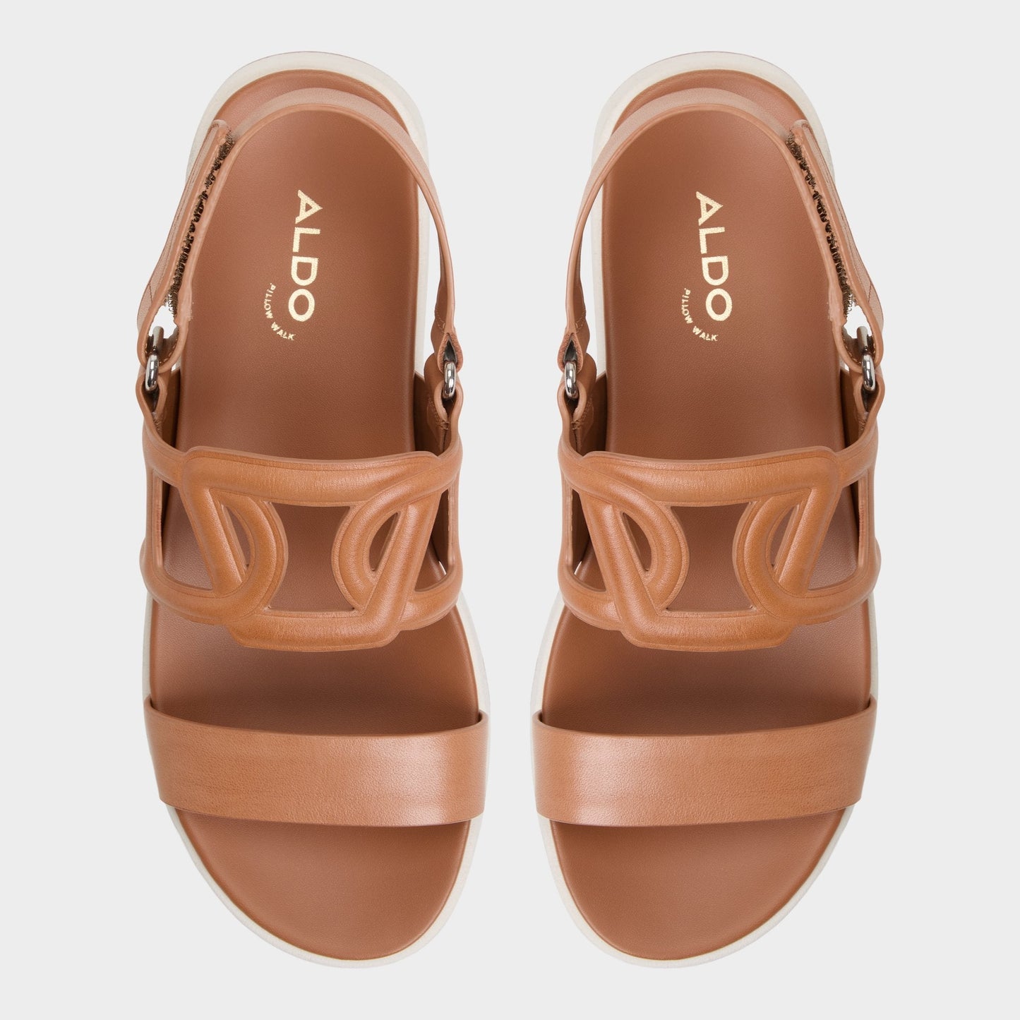 Aldo Onuvia Medium Brown Women's Footbed sandals - Footbed sandal, Flatform Women