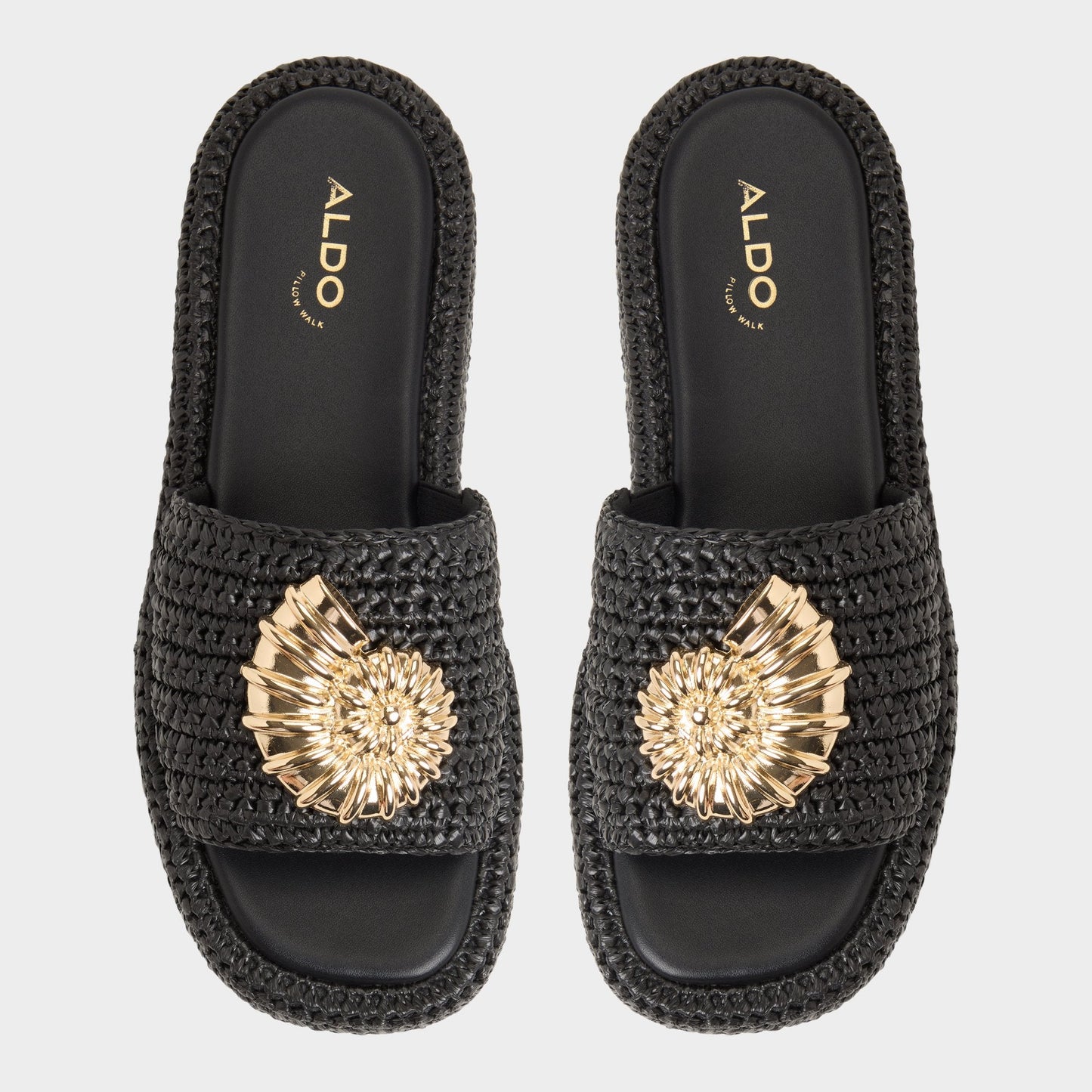 Aldo Justbeachy Black Women's Platform sandals - Flatform sandal Women