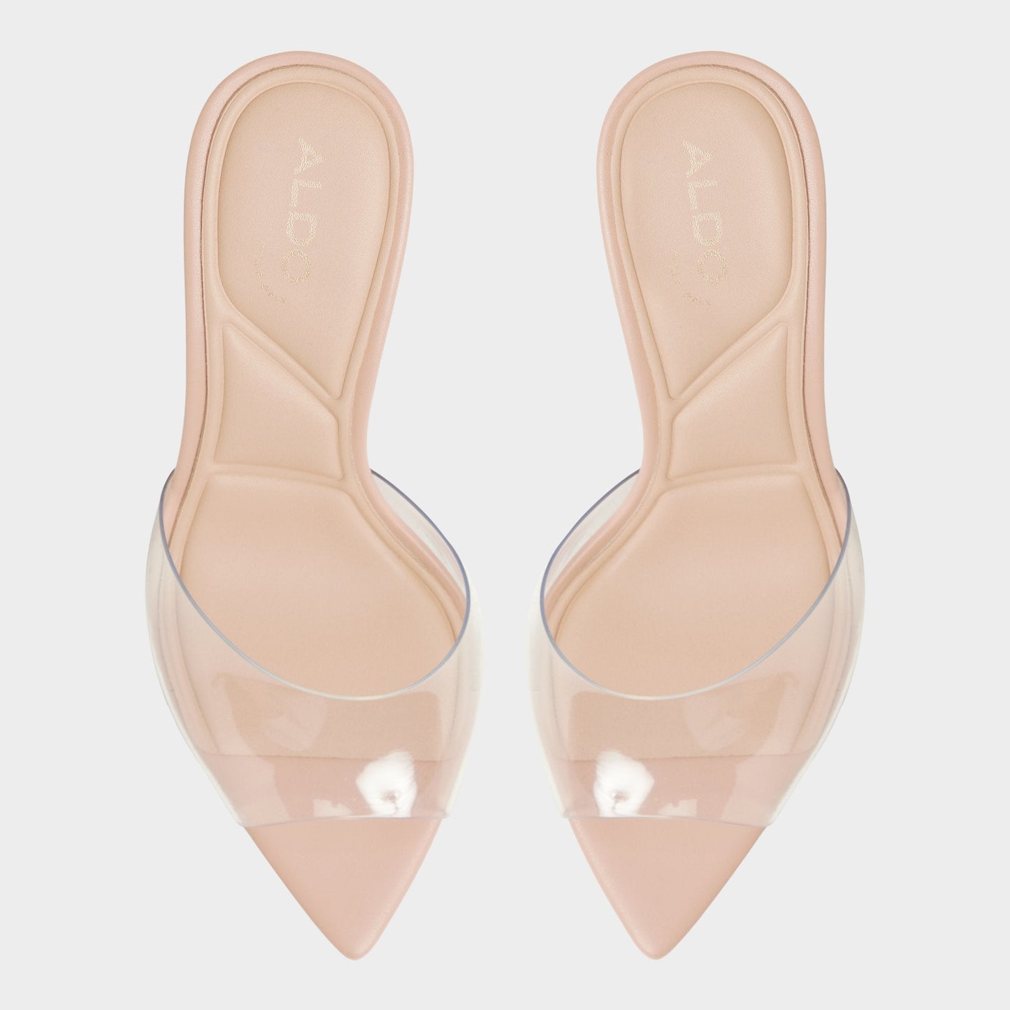 Aldo Anitabrilden Beige Women's Mule slides - Heeled mule, Stiletto heel Women