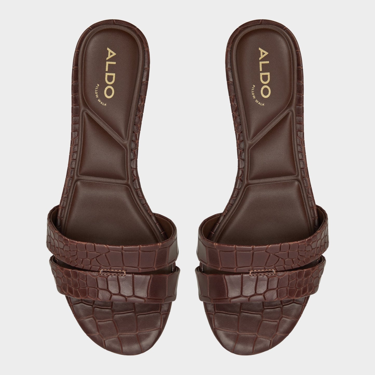 Aldo Scarletta Dark Brown Women's Heeled mules - Heeled mule, Kitten heel Women