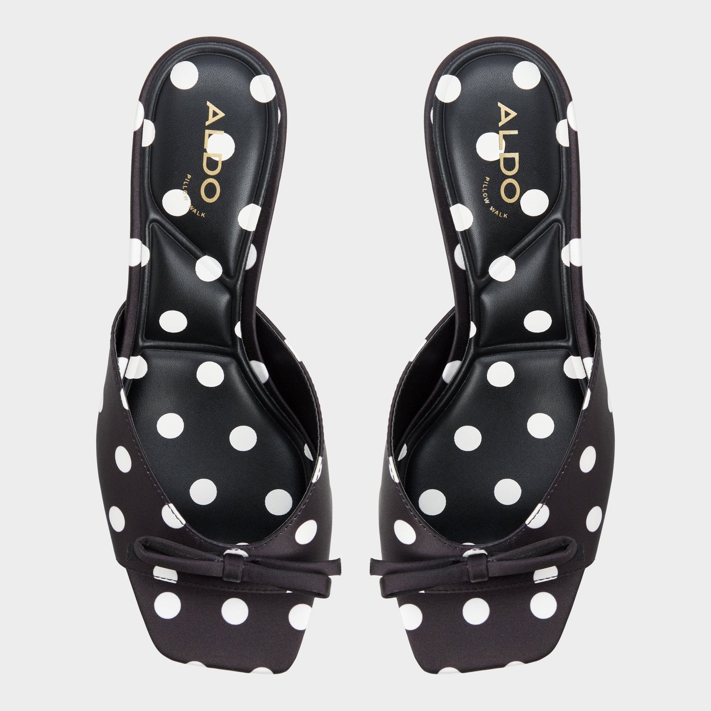Aldo Belerose in Black White - Heeled mule, Stiletto heel Women