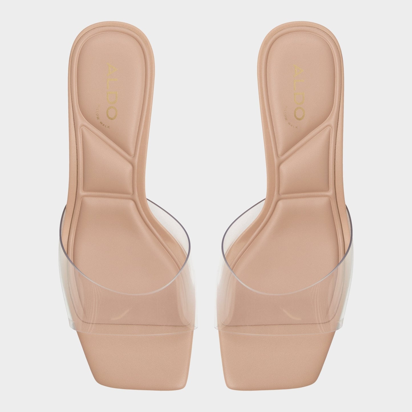 Aldo Enchanting Tan Women's Heeled mules - Heeled mule, Kitten heel Women