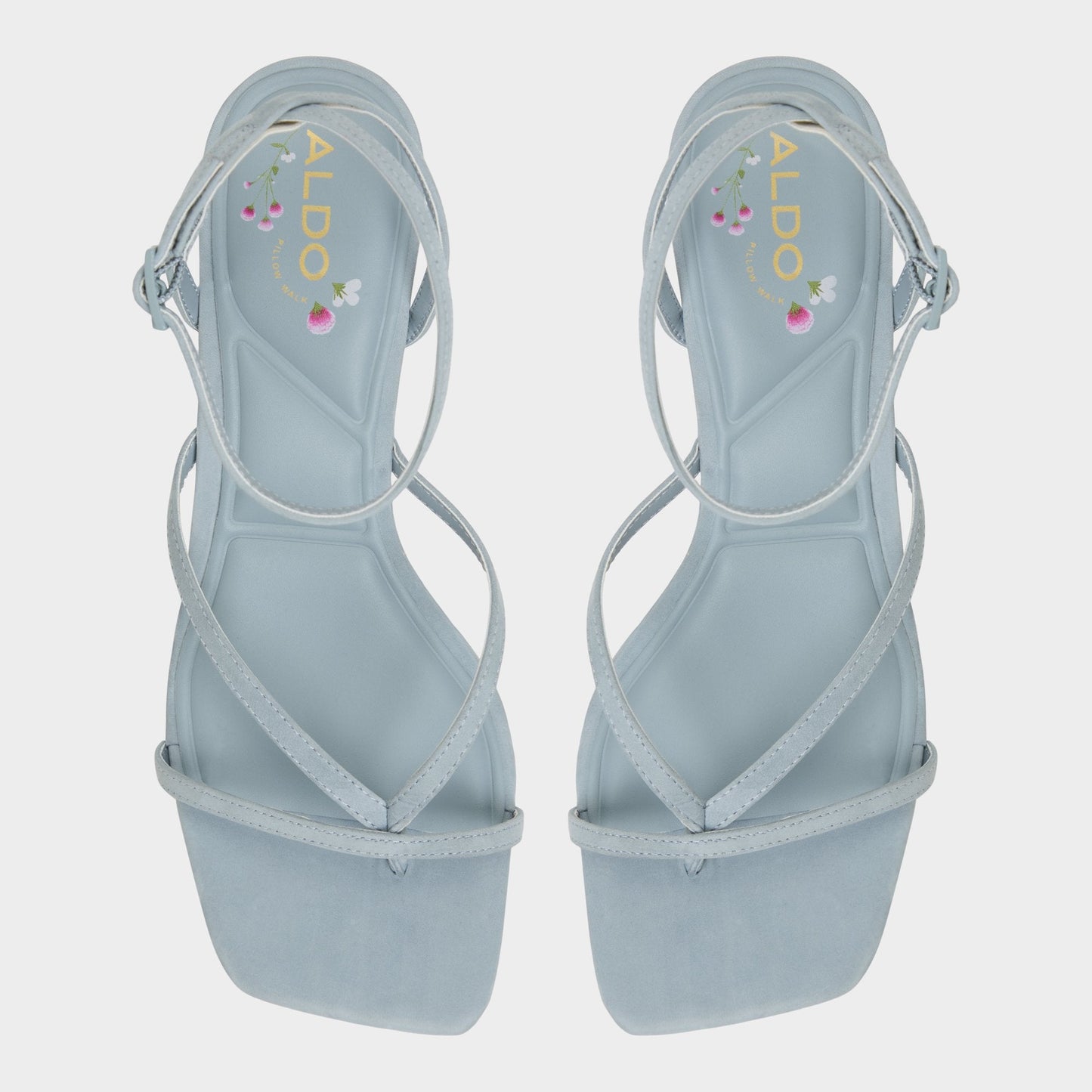 Aldo Soffie Other Blue Women's Strappy sandals - Strappy heeled sandal, Kitten heel Women