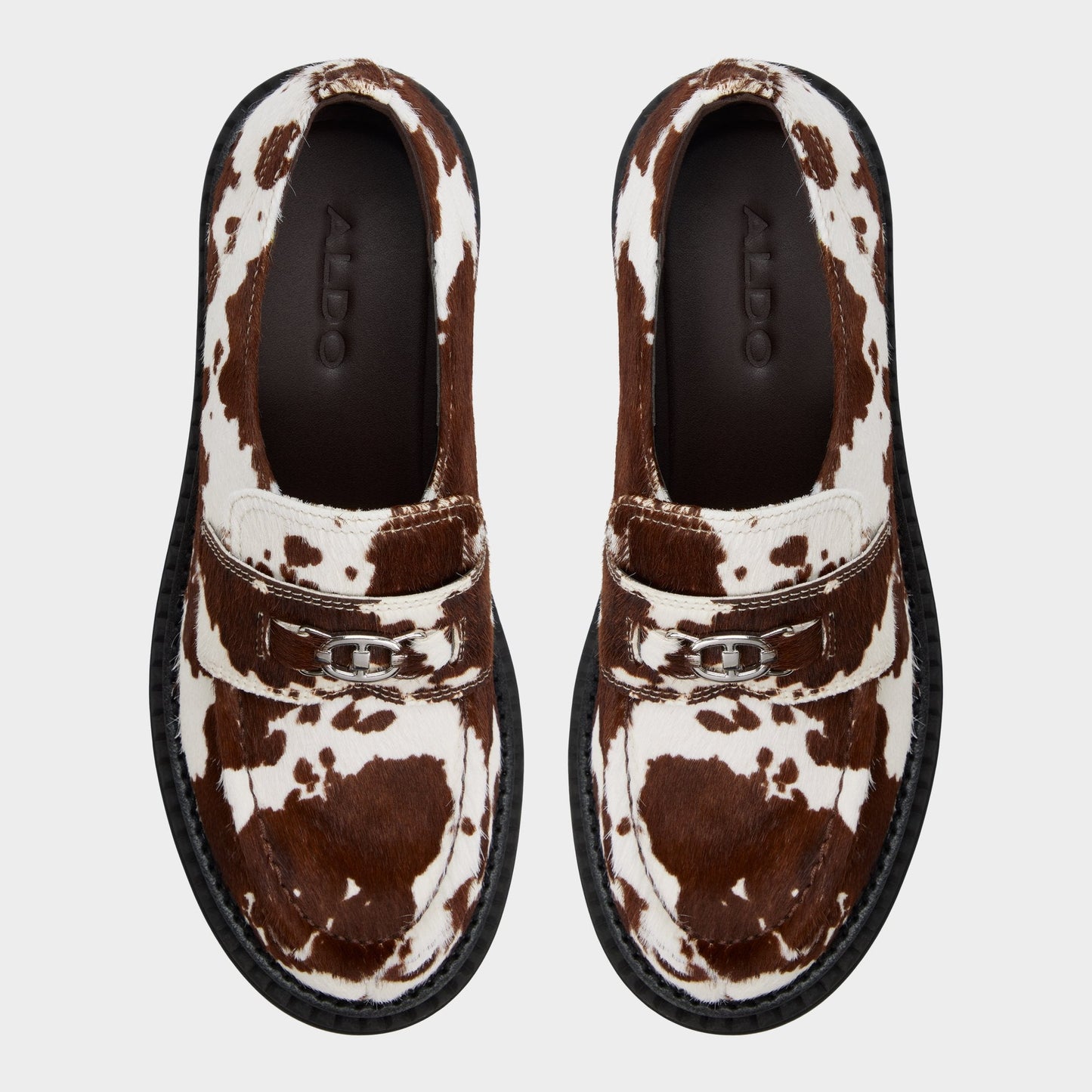 Aldo Miravelle in Open Brown - Loafer, Lug sole Women