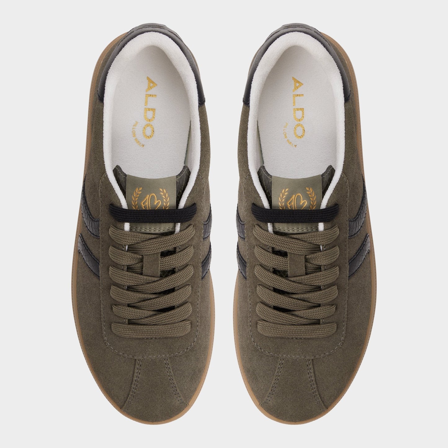 Aldo Chicsneaker in Olive - Low top sneaker, Cup sole Women