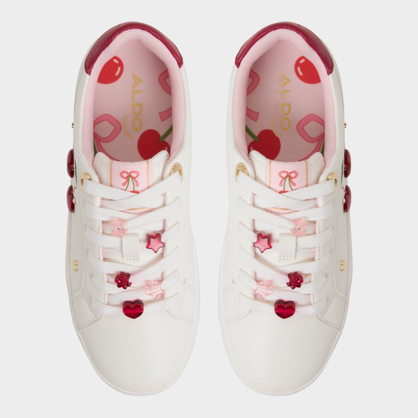 Aldo Cherrylove White Women's Low top sneakers - Low top sneaker, Platform Women