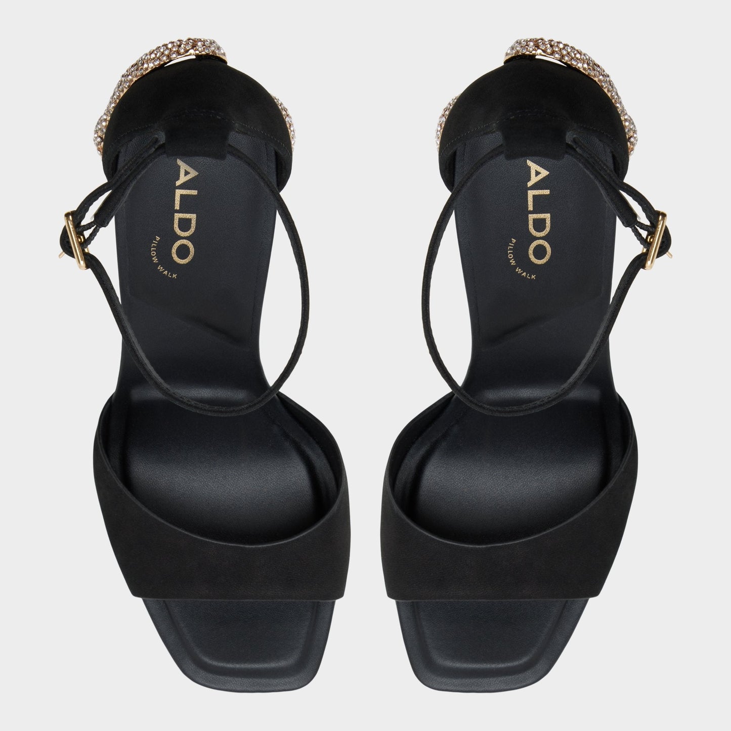 Aldo Medusa in Other Black 14266744 - Strappy heeled sandal, Platform Women|New
