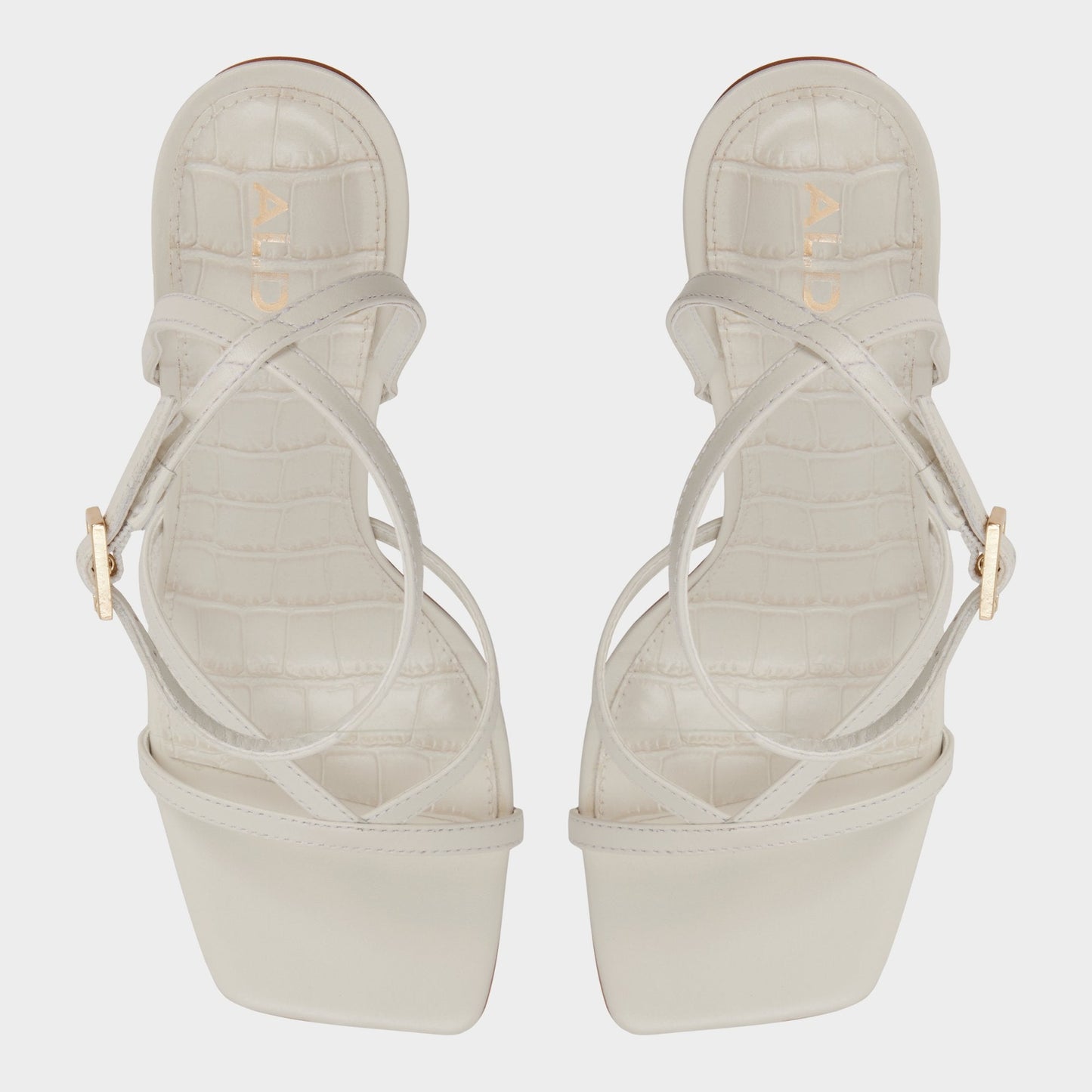 Aldo Beachglass in White Bone - Strappy heeled sandal Women