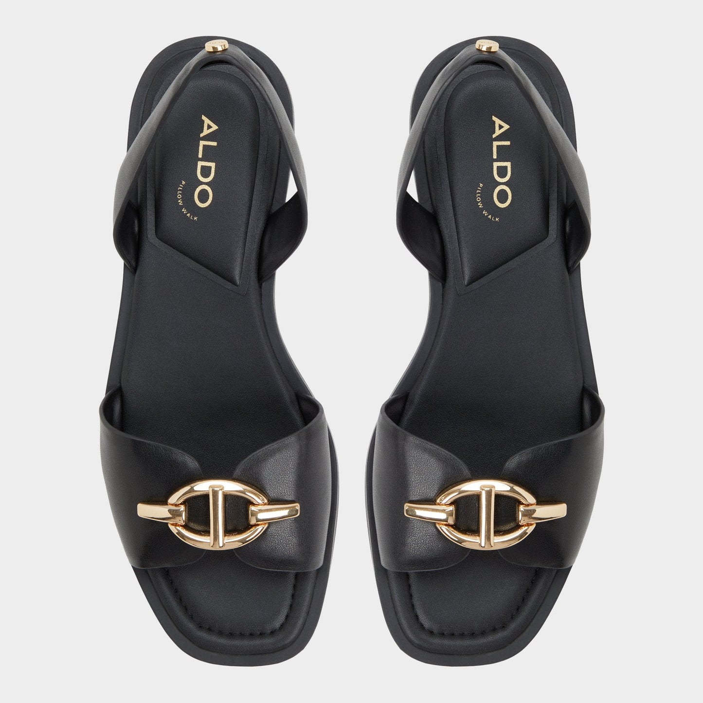 Aldo Goassi Black Women's Flats - Flat sandal Women