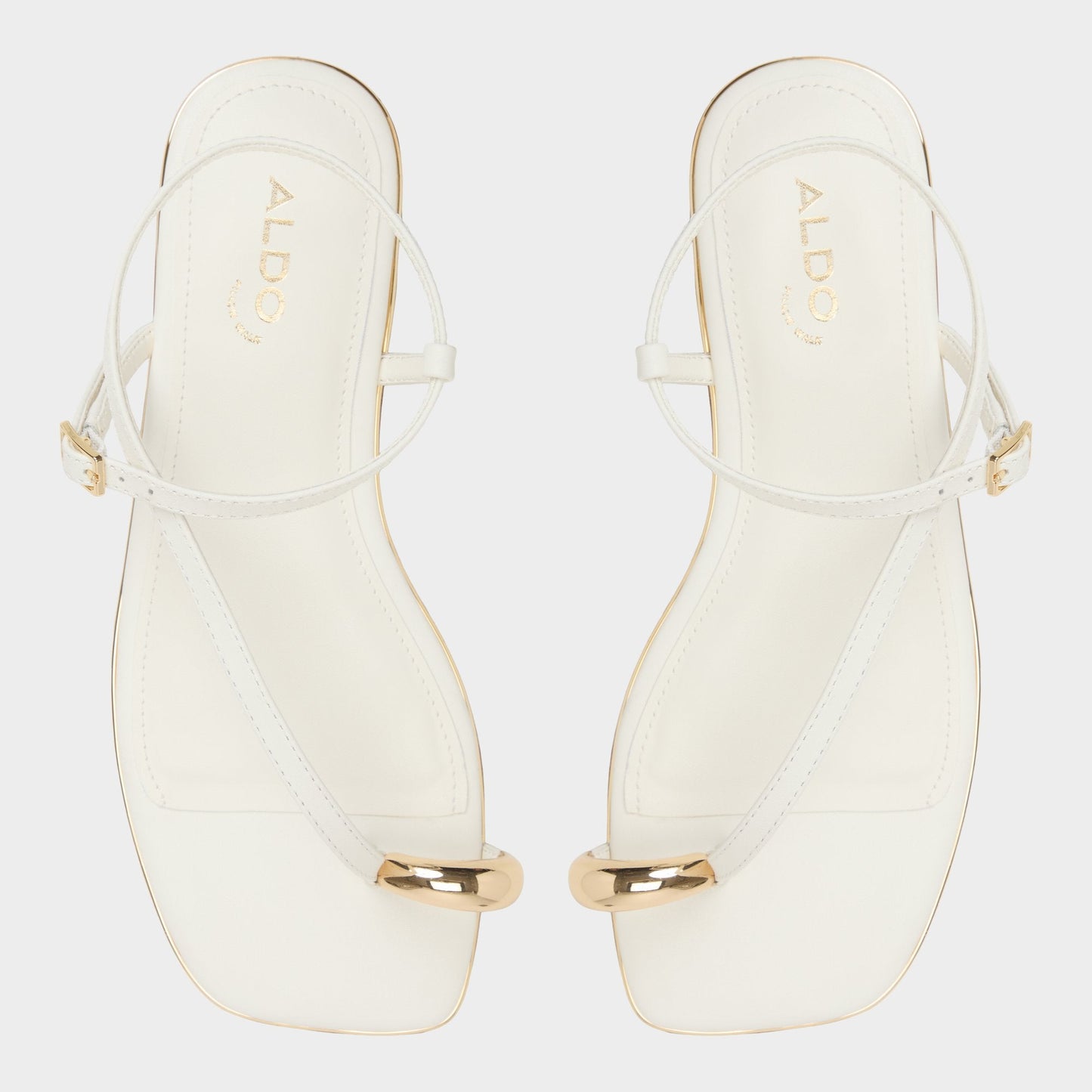 Aldo Jomalina White Women's Flats - Strappy flat sandal Women
