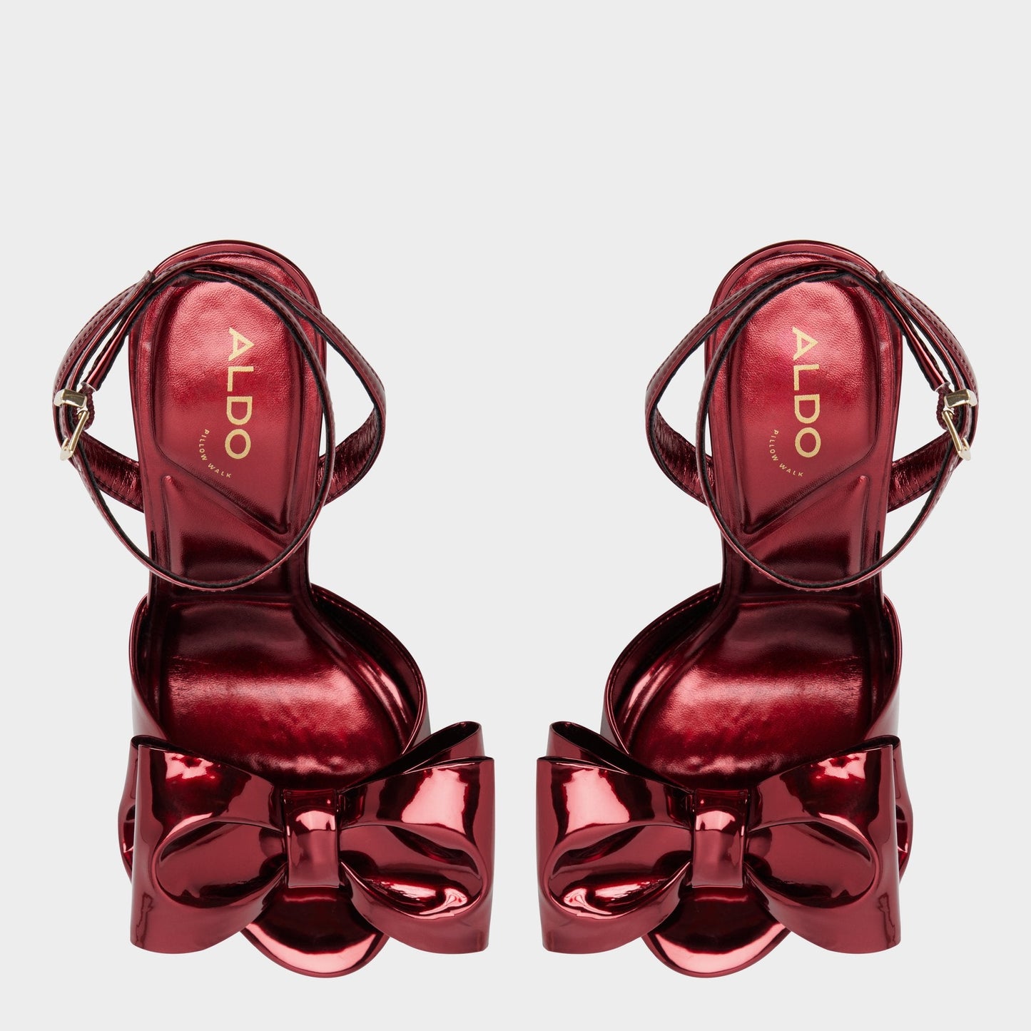 Aldo Tinsletta in Medium Red - Heeled sandal, Stiletto heel Women|Bags