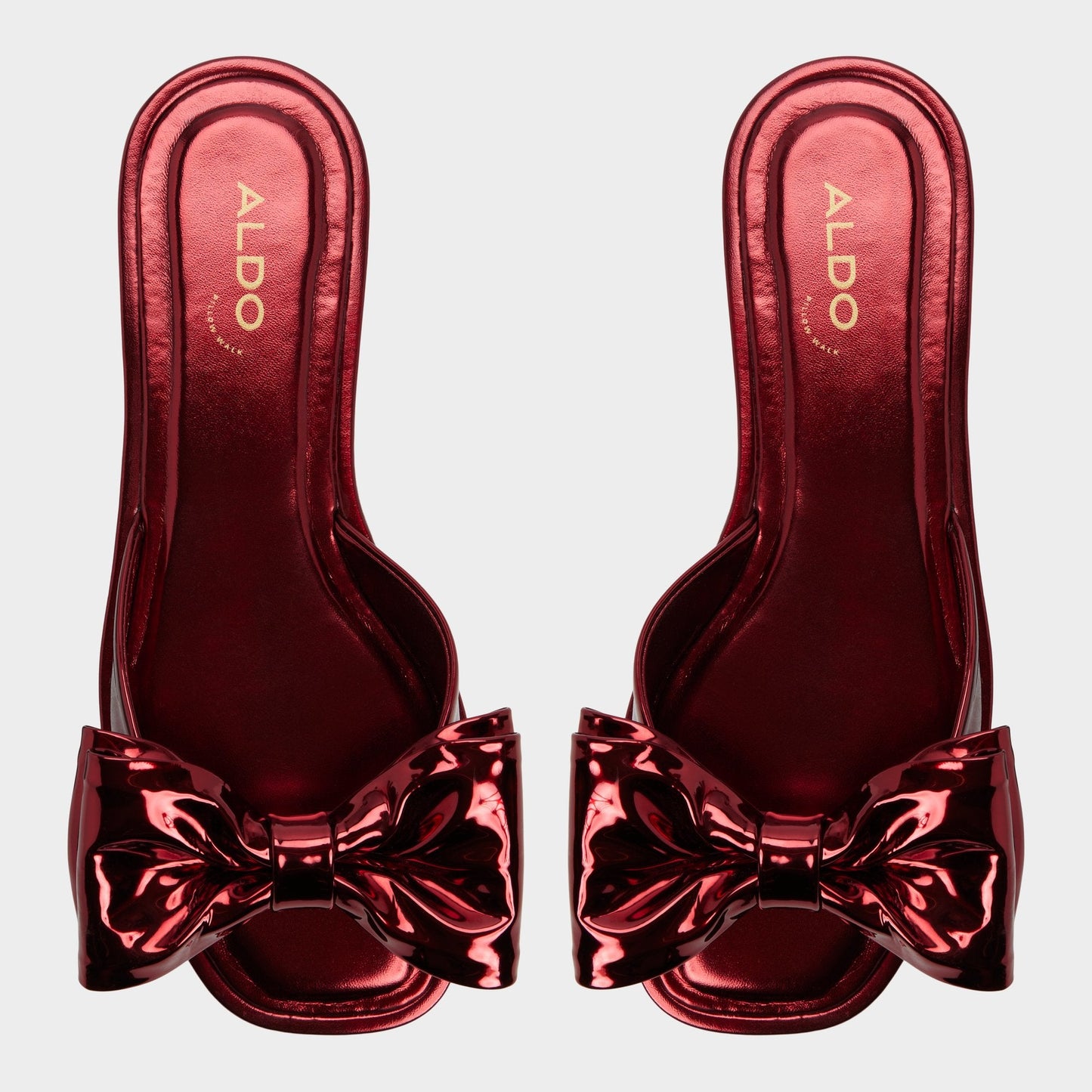 Aldo Bowetta in Medium Red - Slide sandal Women|Bags
