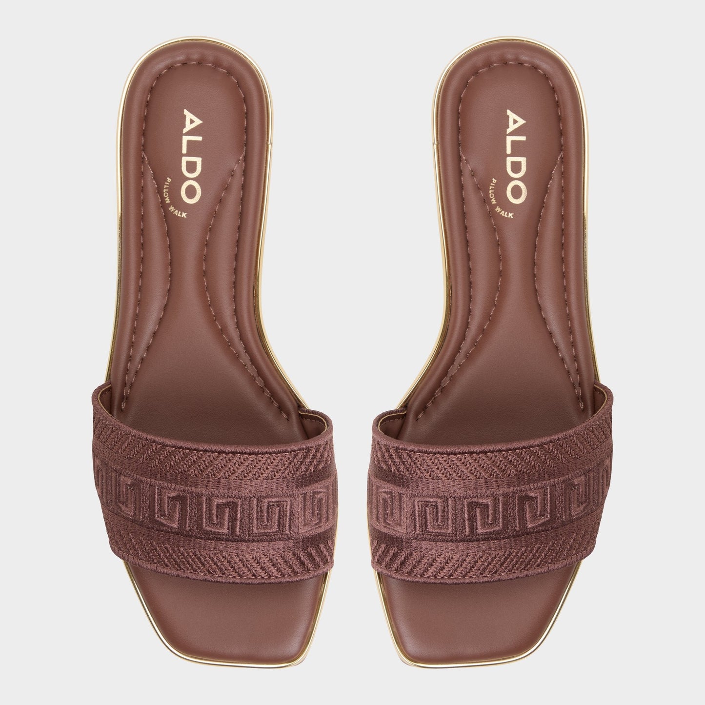 Aldo Oceania Medium Brown Women's Flats - Slide sandal Women