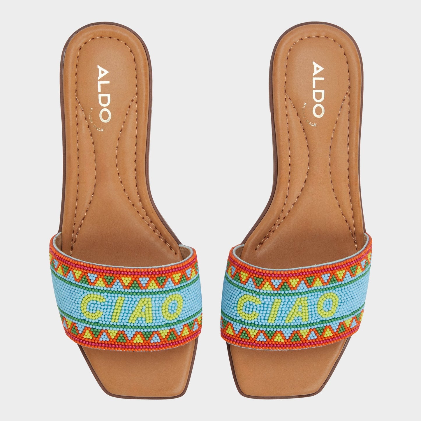 Aldo Seavacay Bright Multi Women's Flats - Slide sandal Women