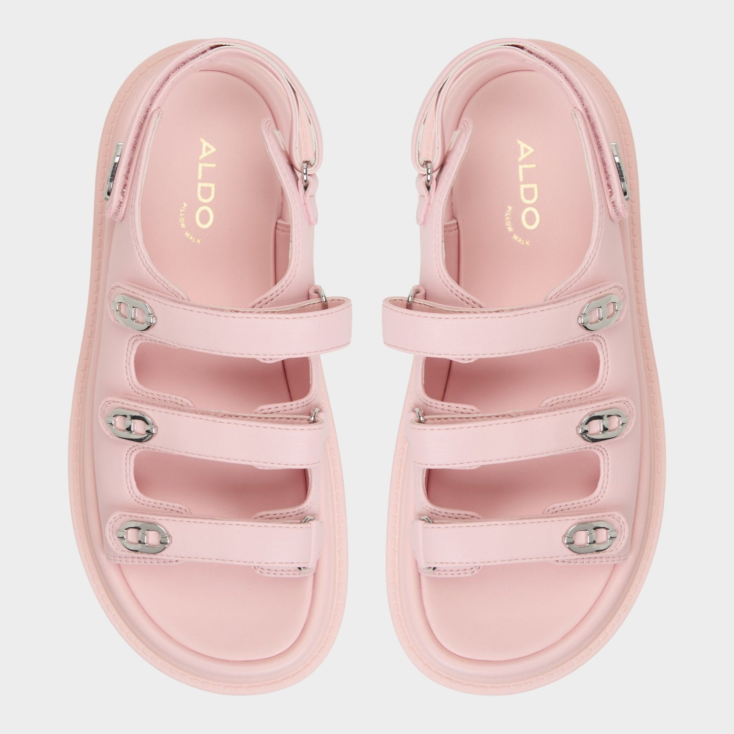 Aldo Halendar Light Pink Women's Footbed sandals - Footbed sandal, Footbed sandal Women