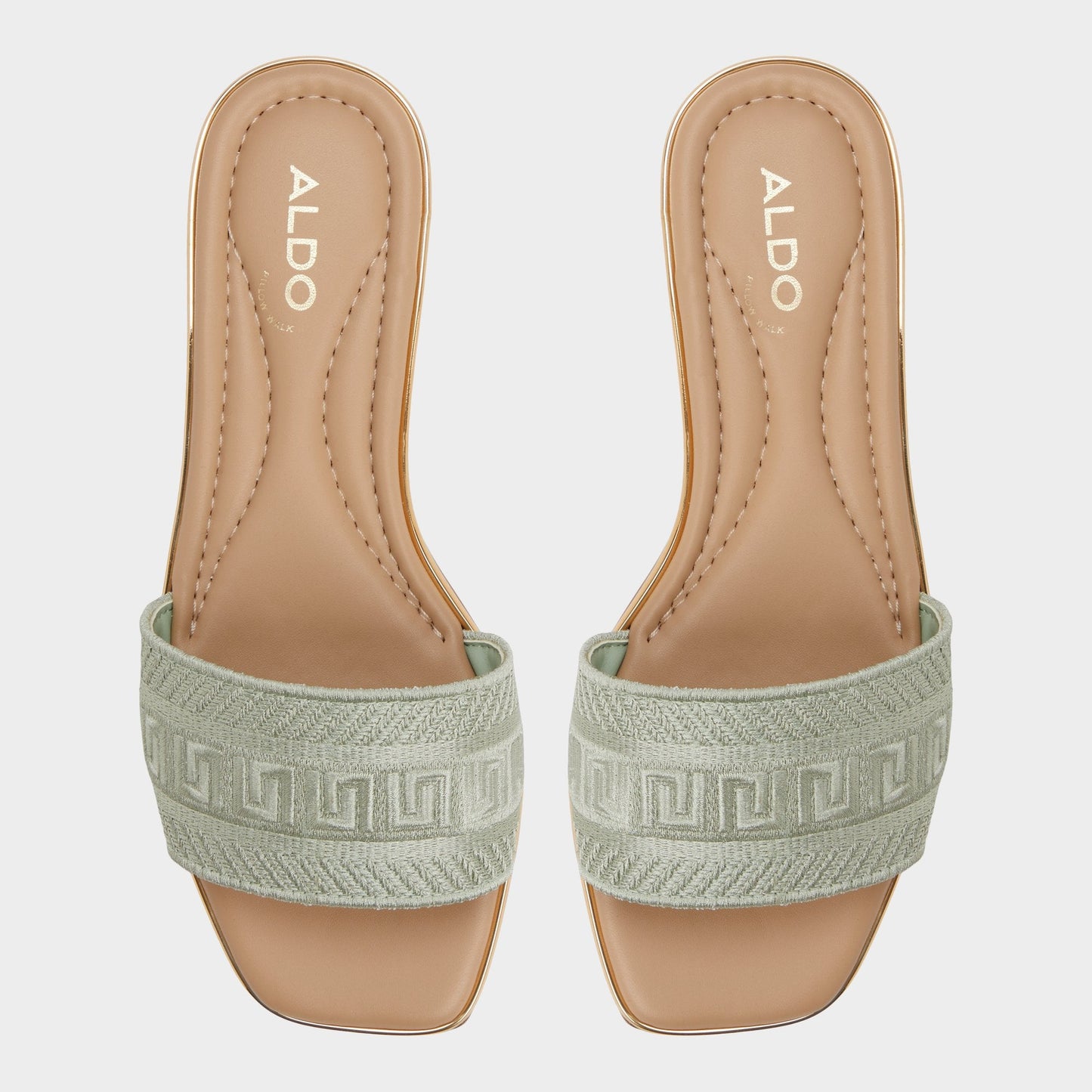 Aldo Oceania Other Green Women's Flats - Slide sandal Women