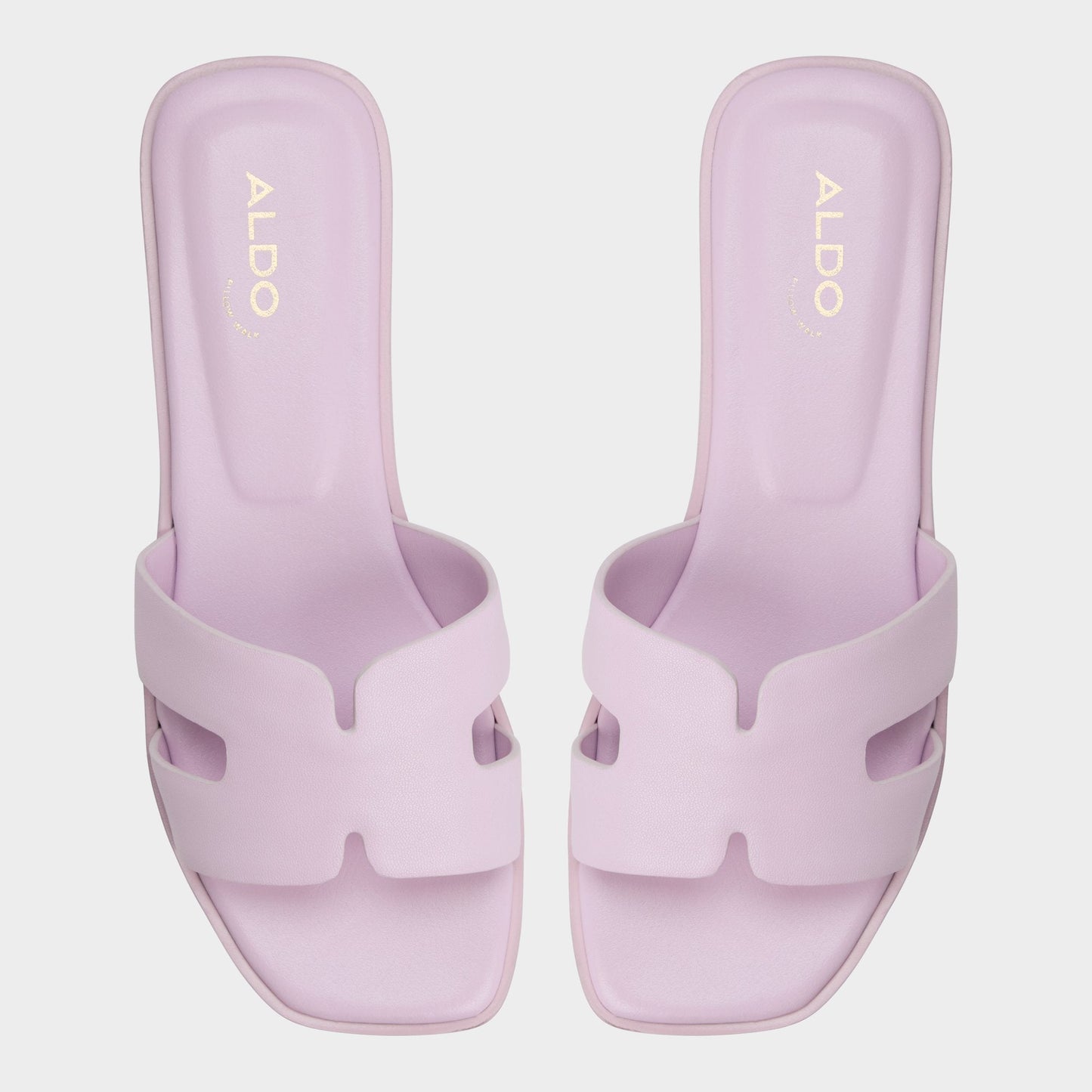 Aldo Itsandal Light Purple Women's Flats - Slide sandal Women