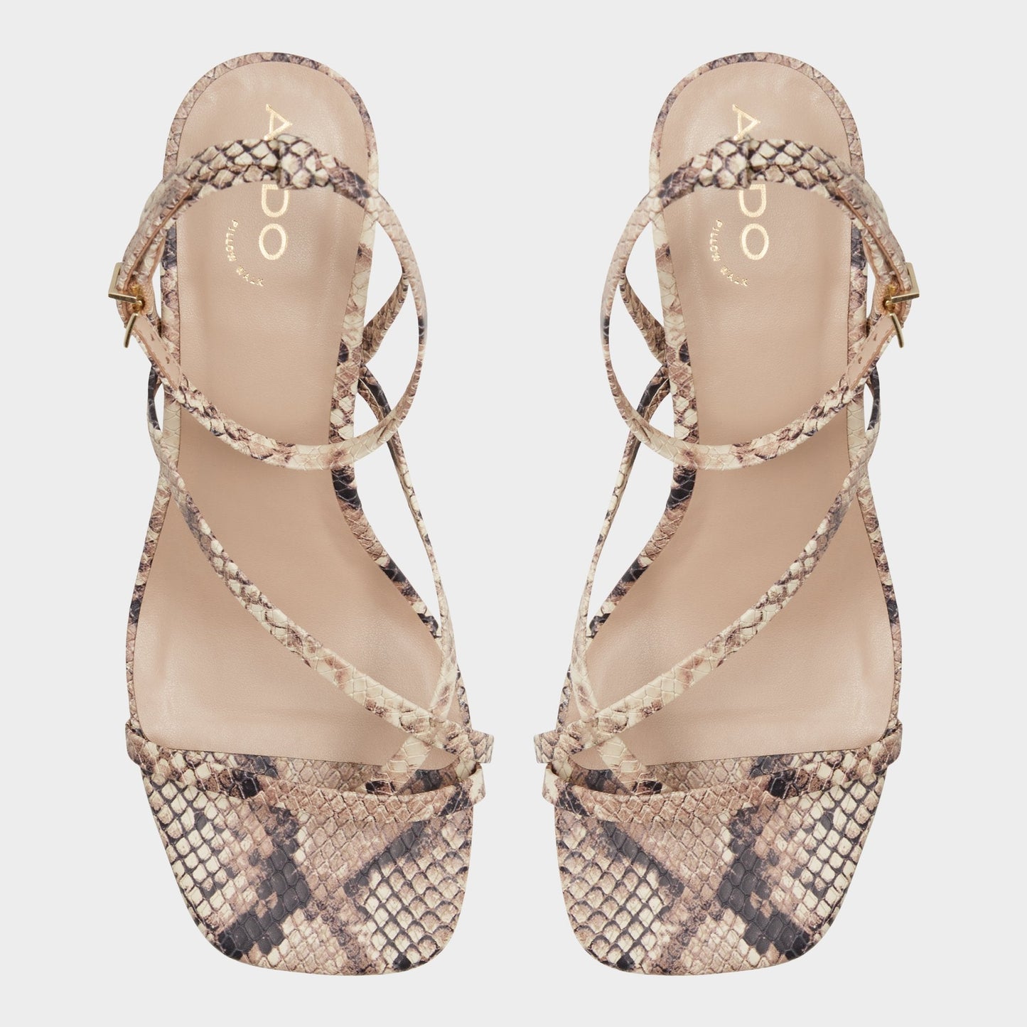Aldo Adrauder in Brown Overflow 13801090 - Strappy block heeled sandal, Block heel Women