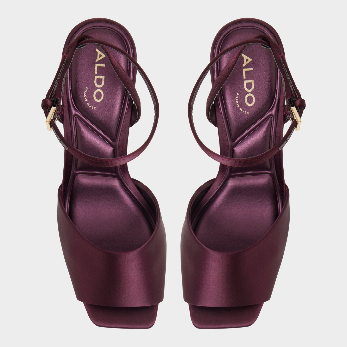 Aldo Kaiasien in Bordo 14151896 - Strappy heeled sandal, Stiletto heel Women