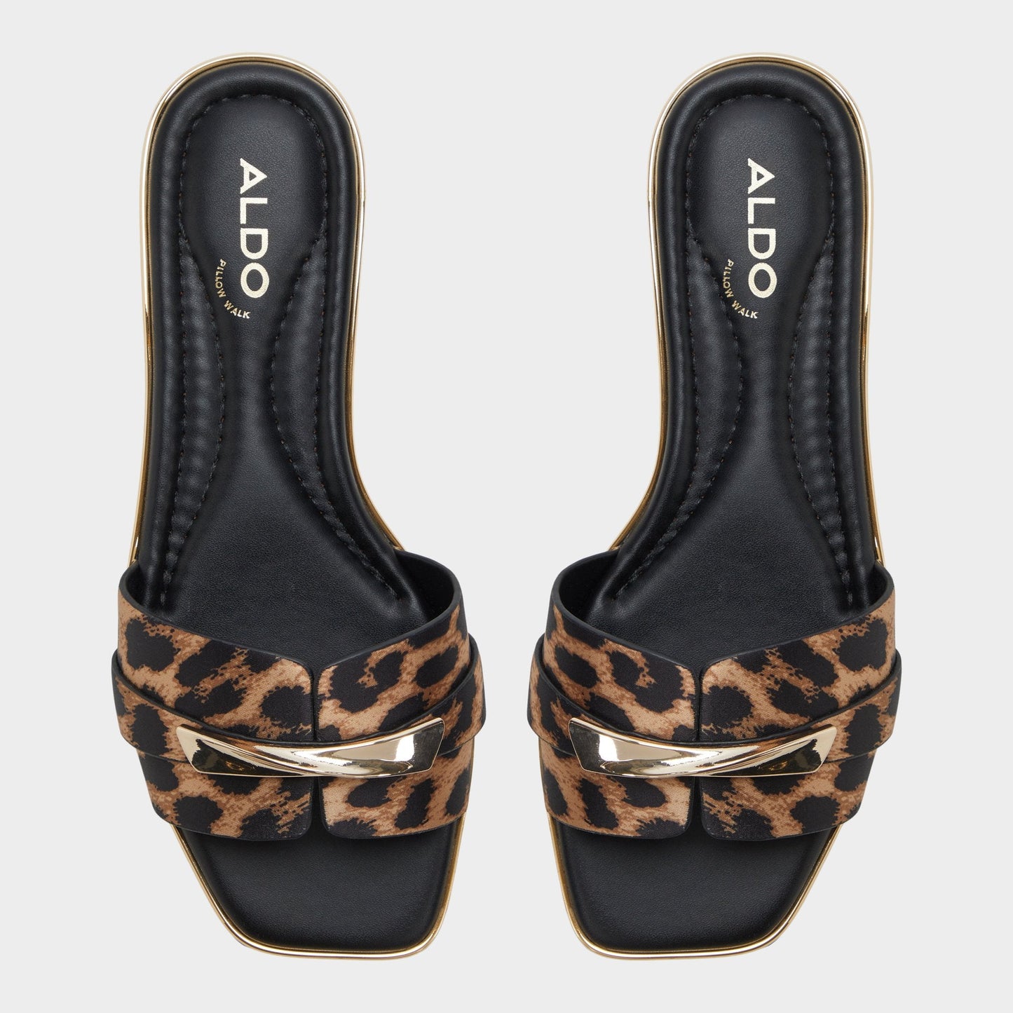 Aldo Darlina Brown Multi Women's Flats - Slide sandal Women