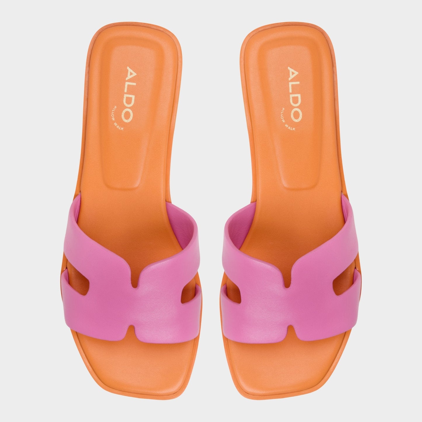 Aldo Itsandal Bright Pink Women's Flats - Slide sandal Women