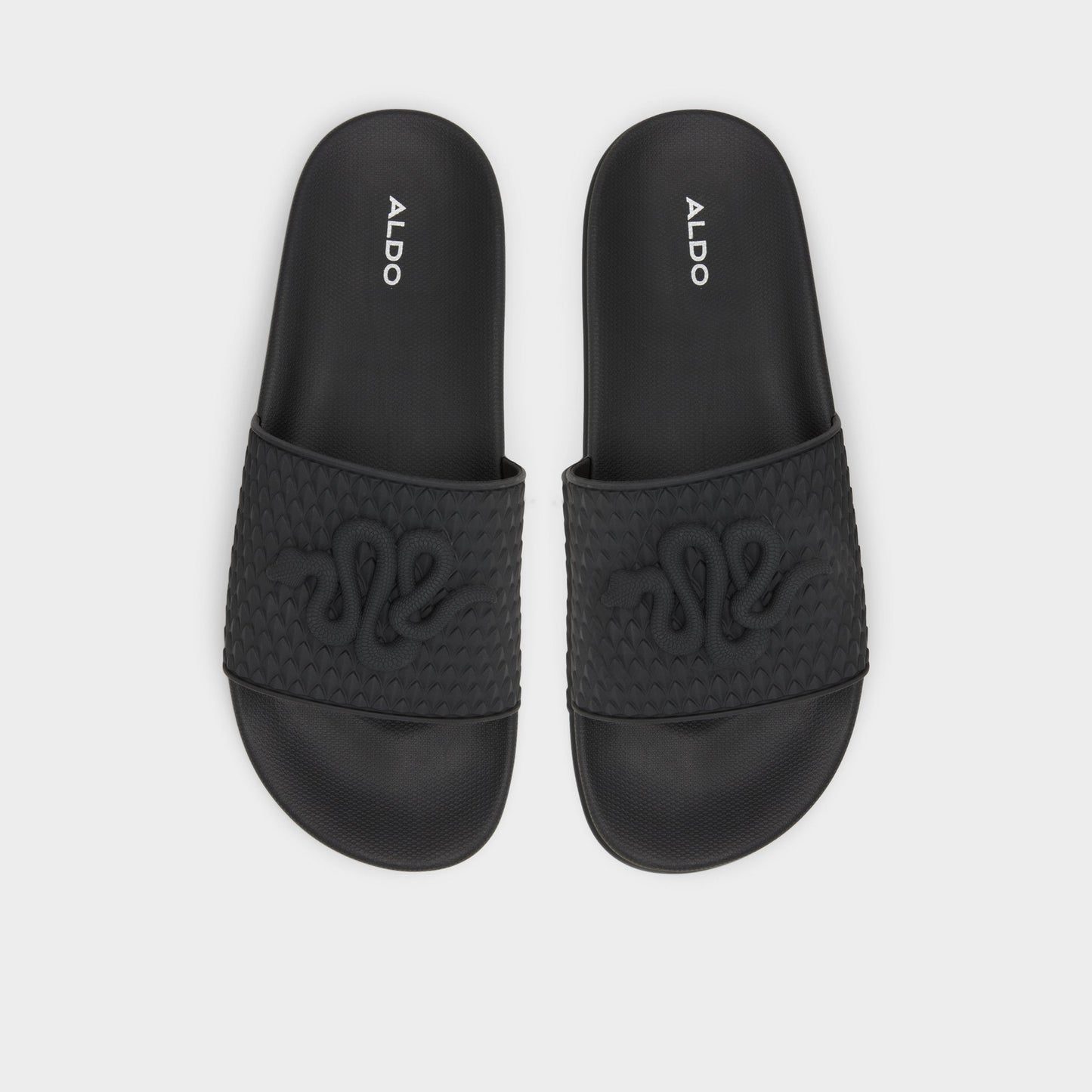 Aldo Kedau Black Men's Slides - Slide sandal Men