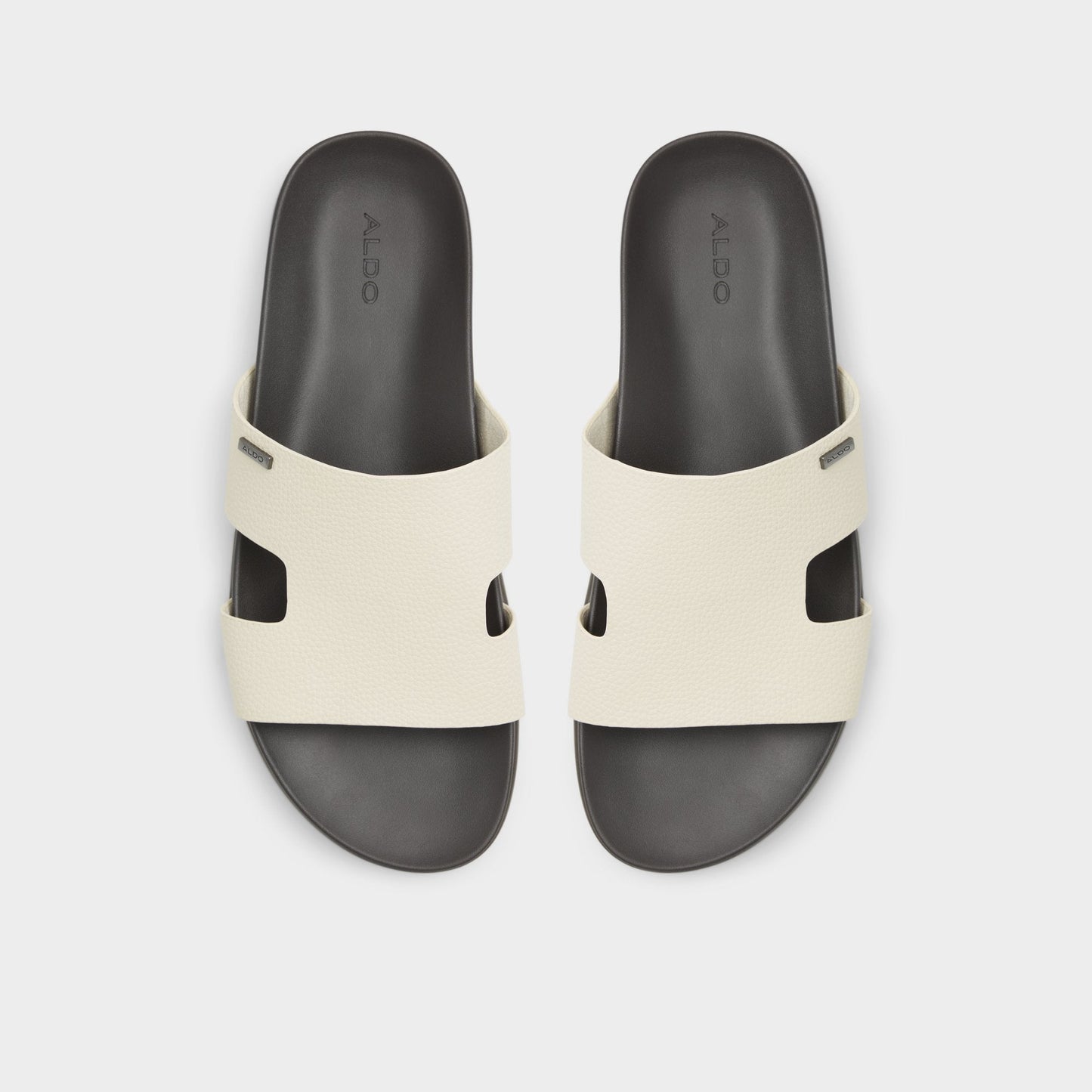 Aldo Mondi Light Grey Men's Slides - Slide sandal Men