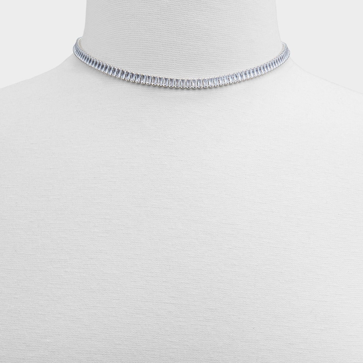 Aldo Maliana Silver/Clear Multi Women's Necklaces - Choker necklace Accessories