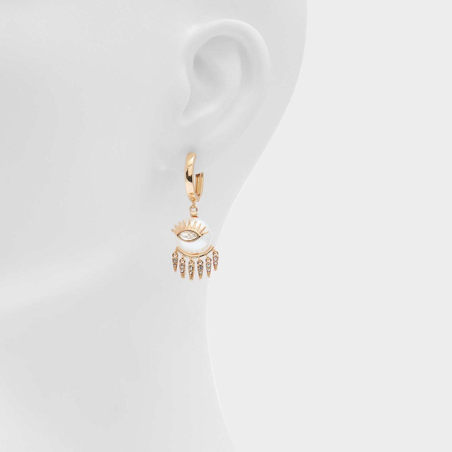 Aldo Kythe Gold/Clear Multi Women's Earrings - Earrings Women|Accessories