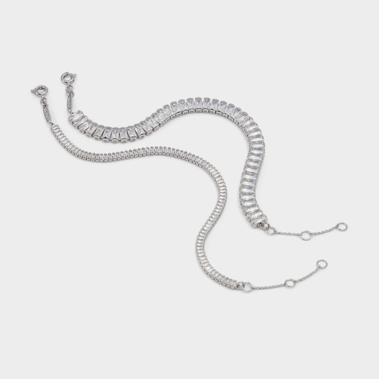 Aldo Lagodi Silver/Clear Multi Women's Cubic Zirconia - Bracelet Accessories