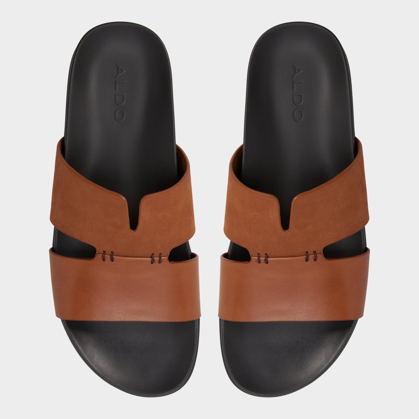 Aldo Marcelo in Cognac - Slide sandal New|Men