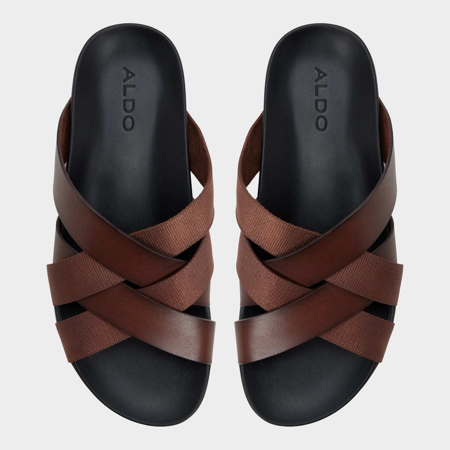 Aldo Florian in Dark Brown - Slide sandal New|Men