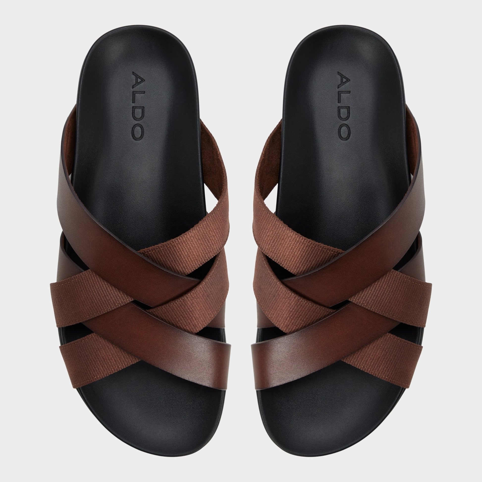 Aldo Florian in Dark Brown - Slide sandal New|Men