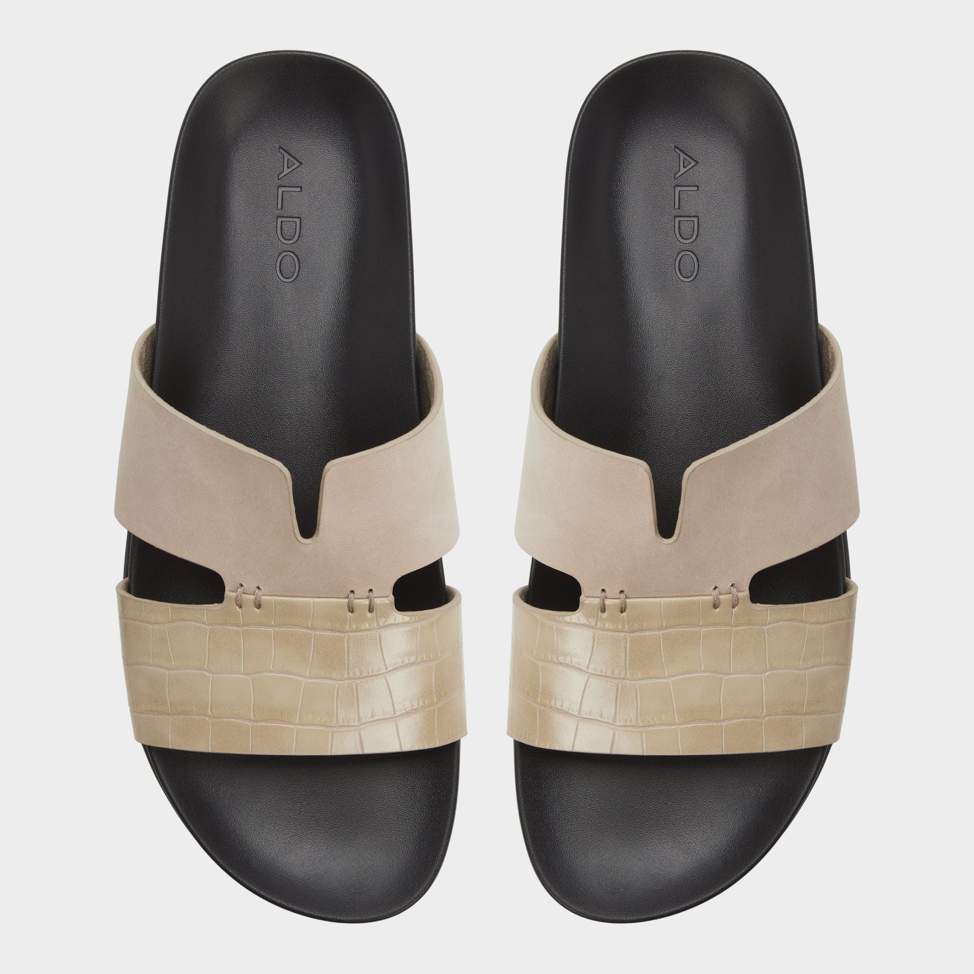 Aldo Marcelo in Taupe - Slide sandal New|Men