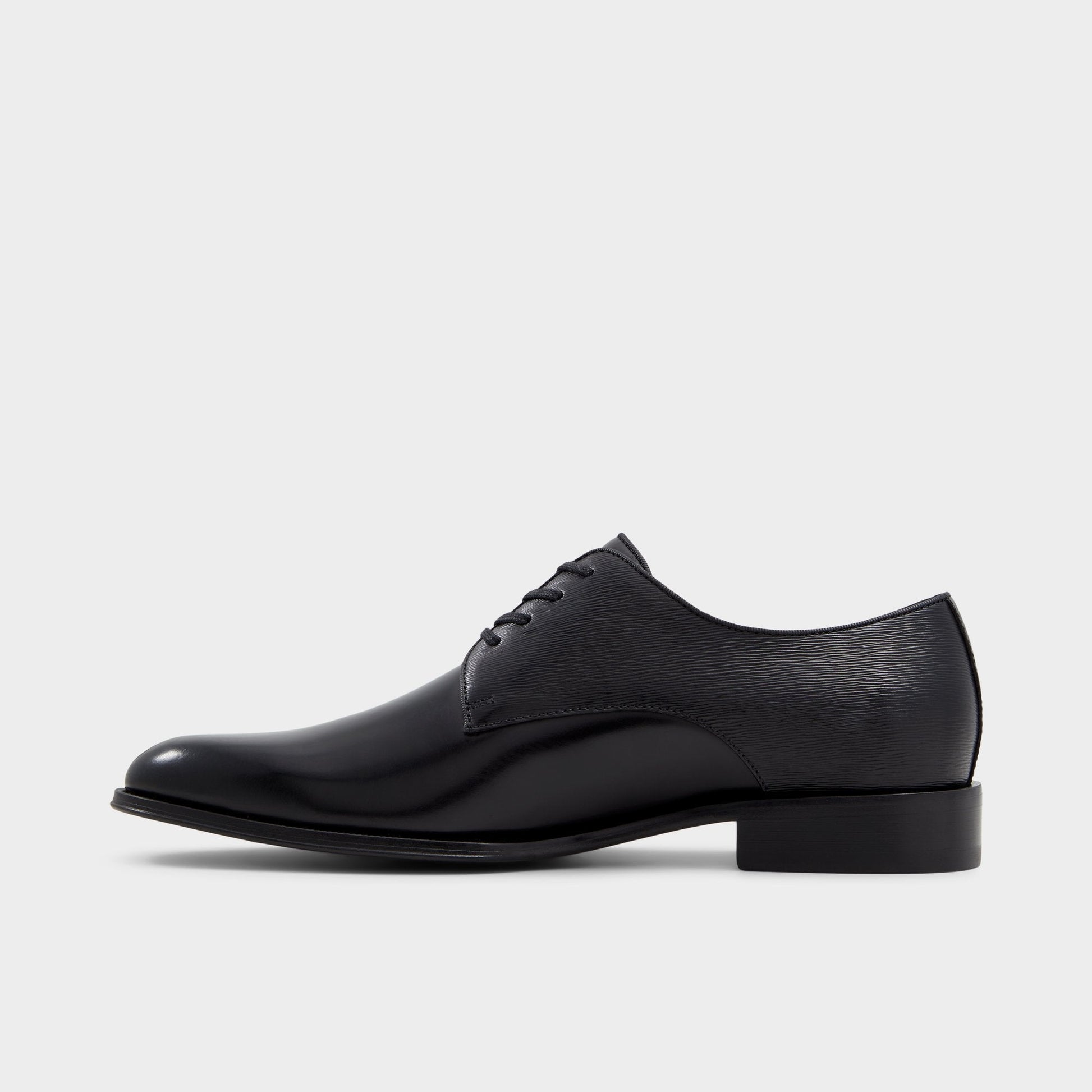 Aldo Halbart Black Leather Embossed Men's Oxfords & Lace-ups - Oxford shoe New|Men