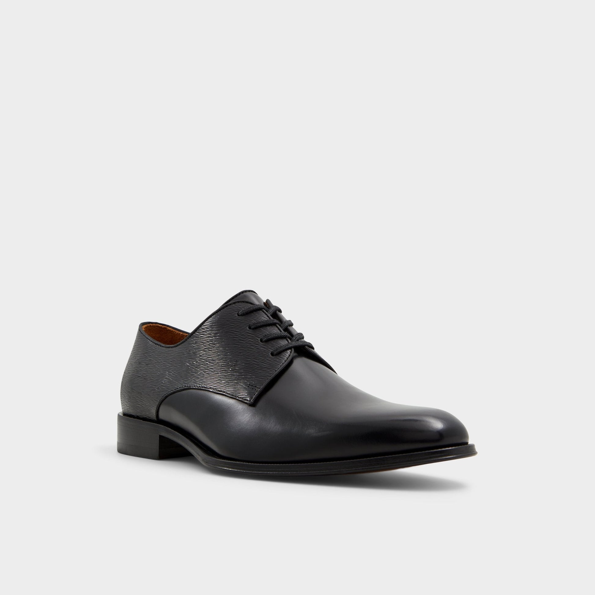Aldo Halbart Black Leather Embossed Men's Oxfords & Lace-ups - Oxford shoe New|Men