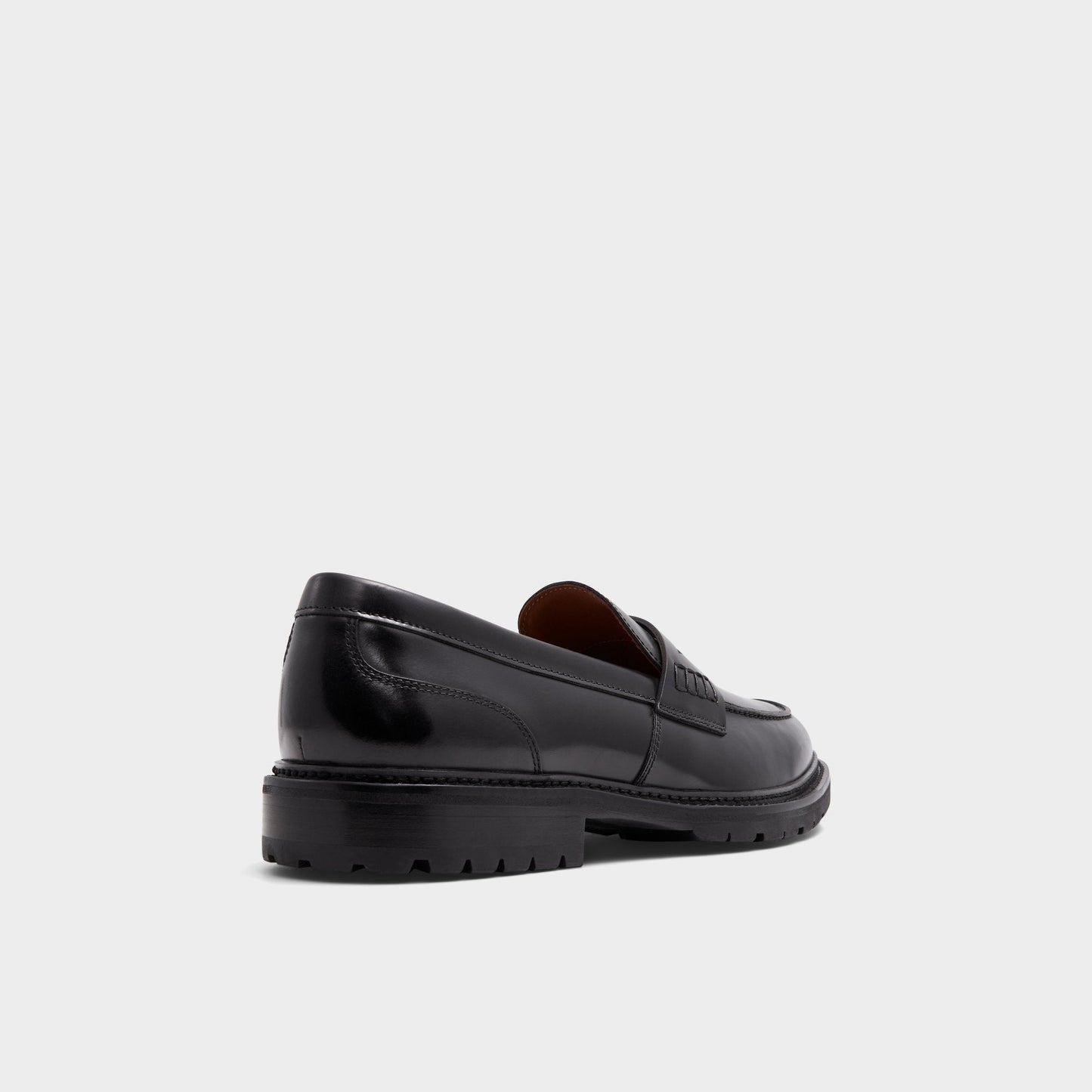 Aldo Aleris Black Men's Dress Shoes - Loafer, Lug sole New|Men