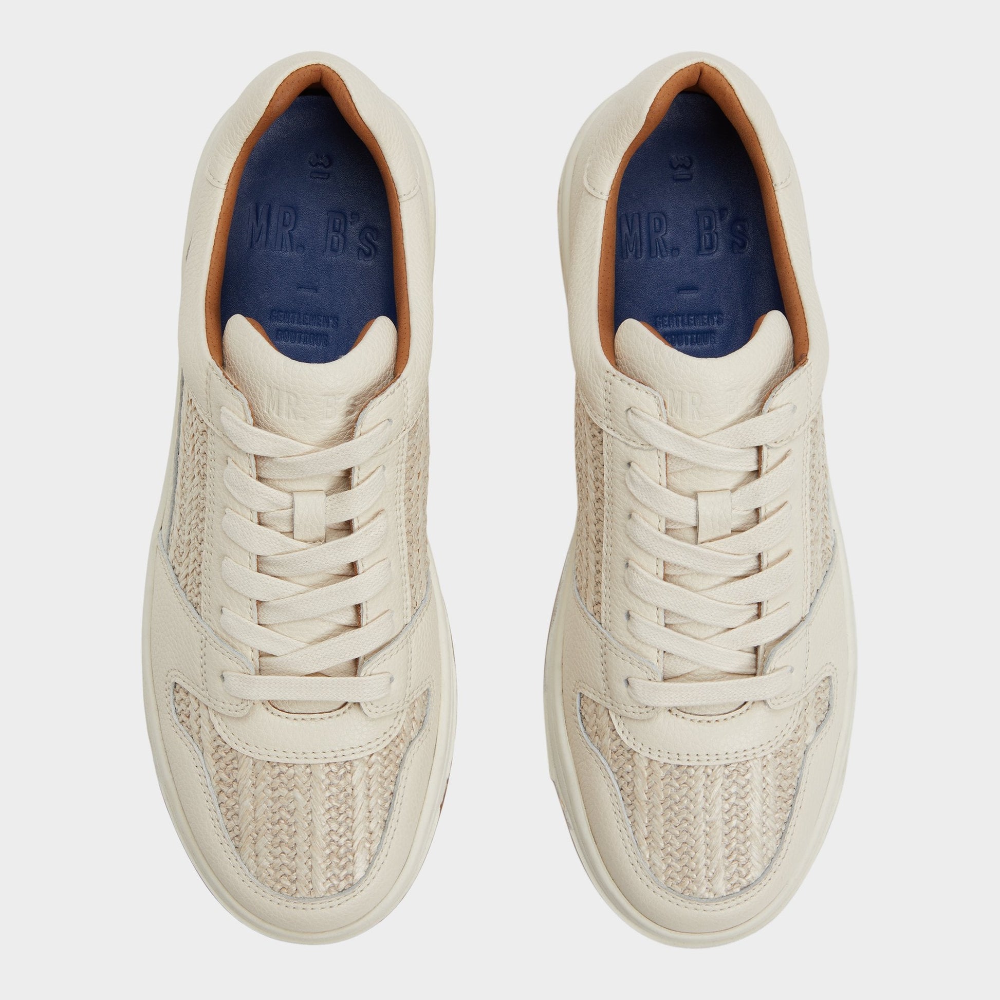 Aldo Ludlow White Leather Mixed Material Men's Low top - Low top sneaker New|Men