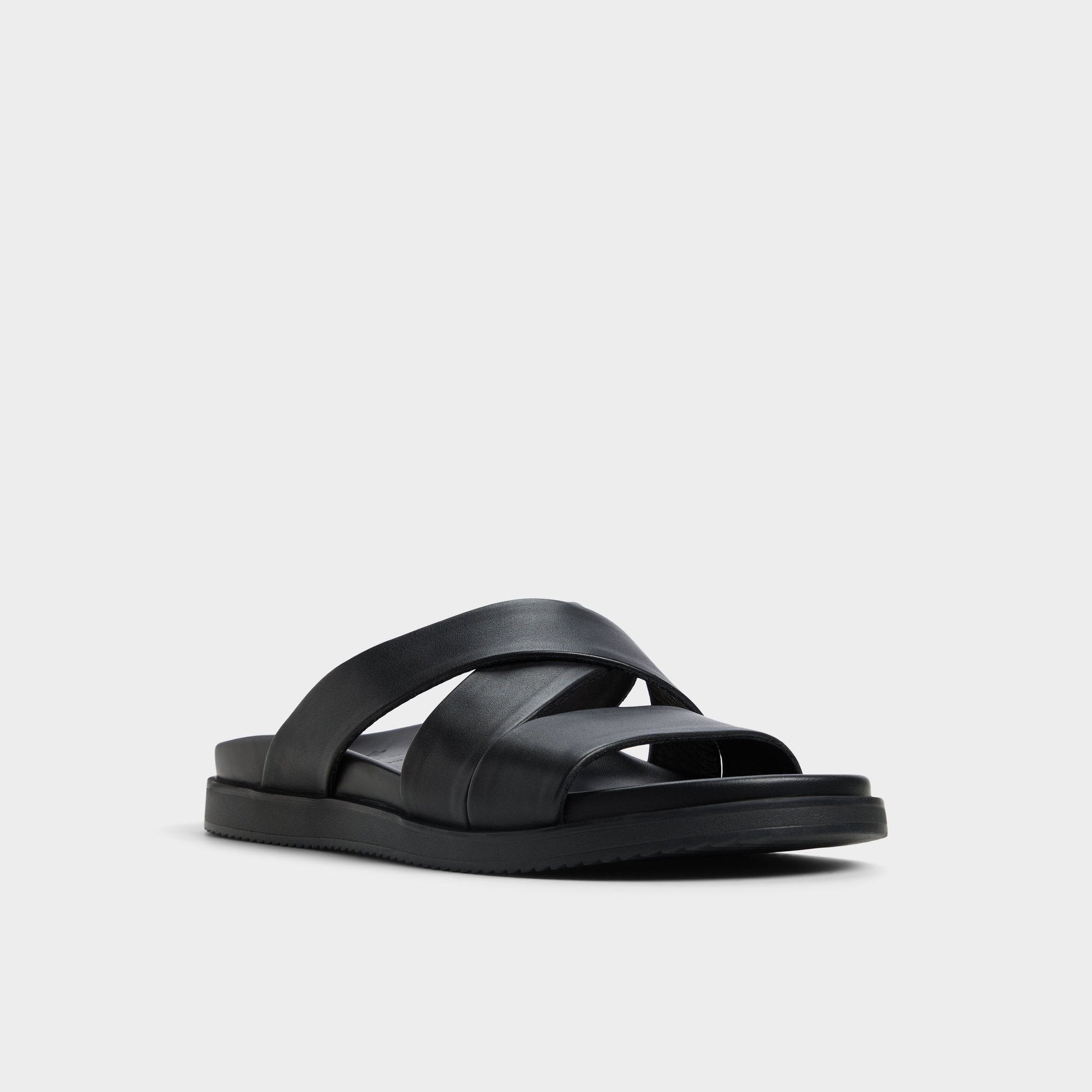 Aldo Kairo Black Men's Sandals & Slides - Slide sandal New|Men