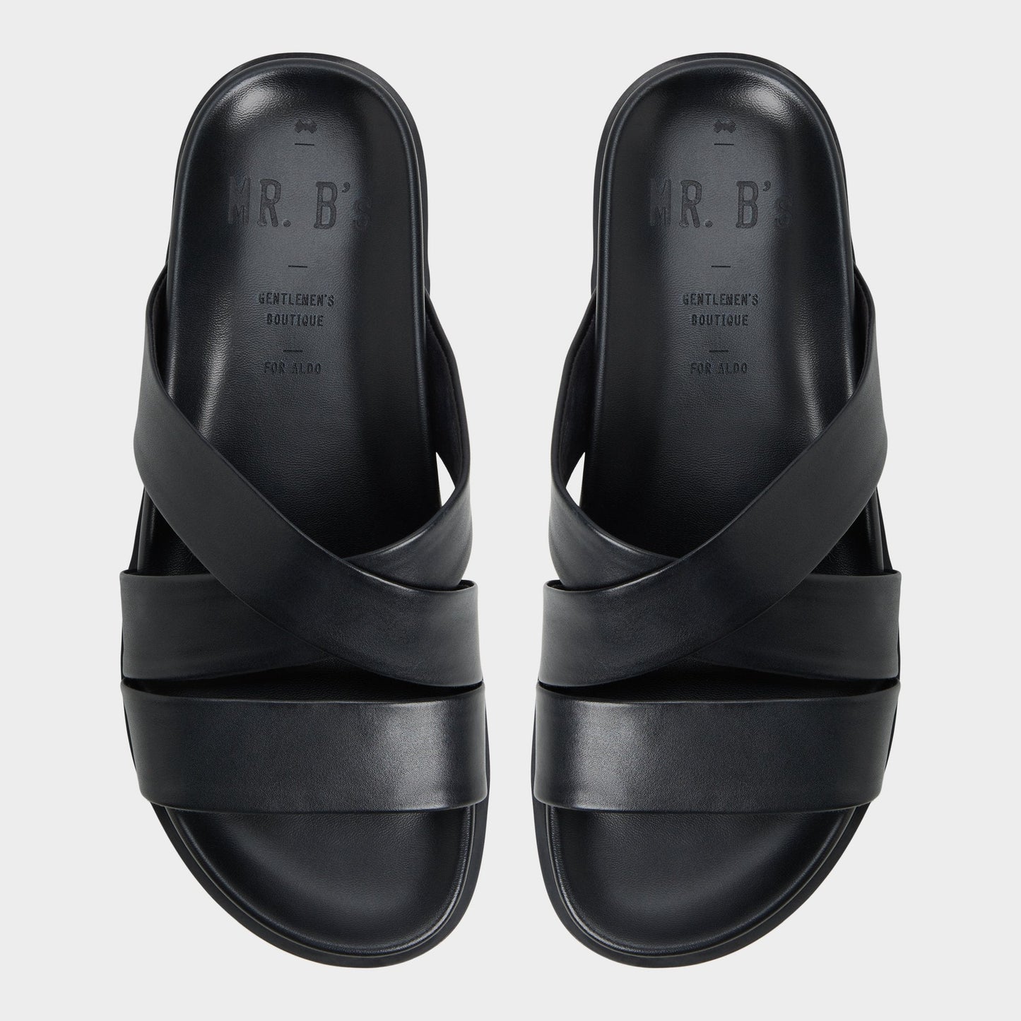 Aldo Kairo Black Men's Sandals & Slides - Slide sandal New|Men